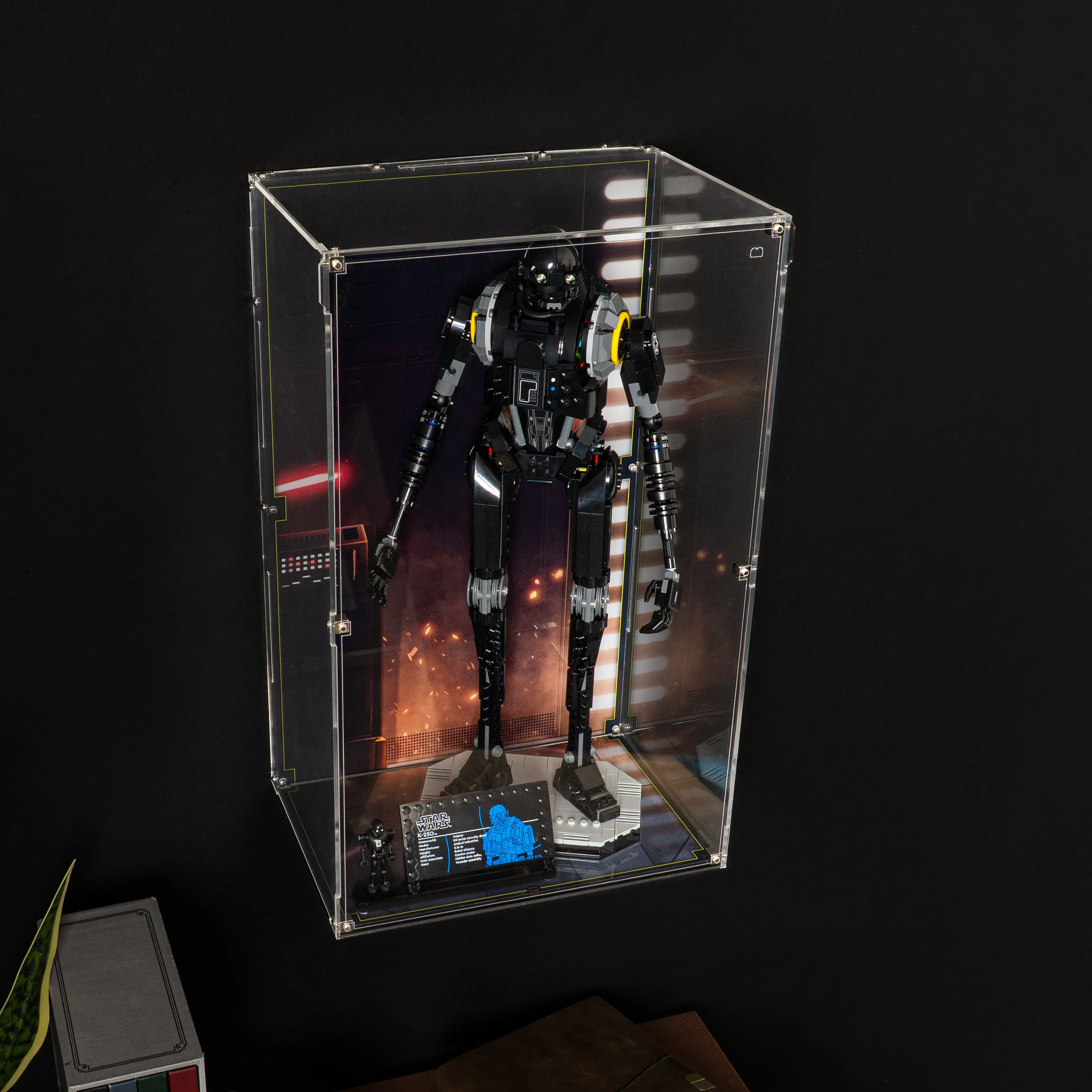 Wall Mounted Display Case for LEGO® Star Wars: K-2SO (75434) - Image 18