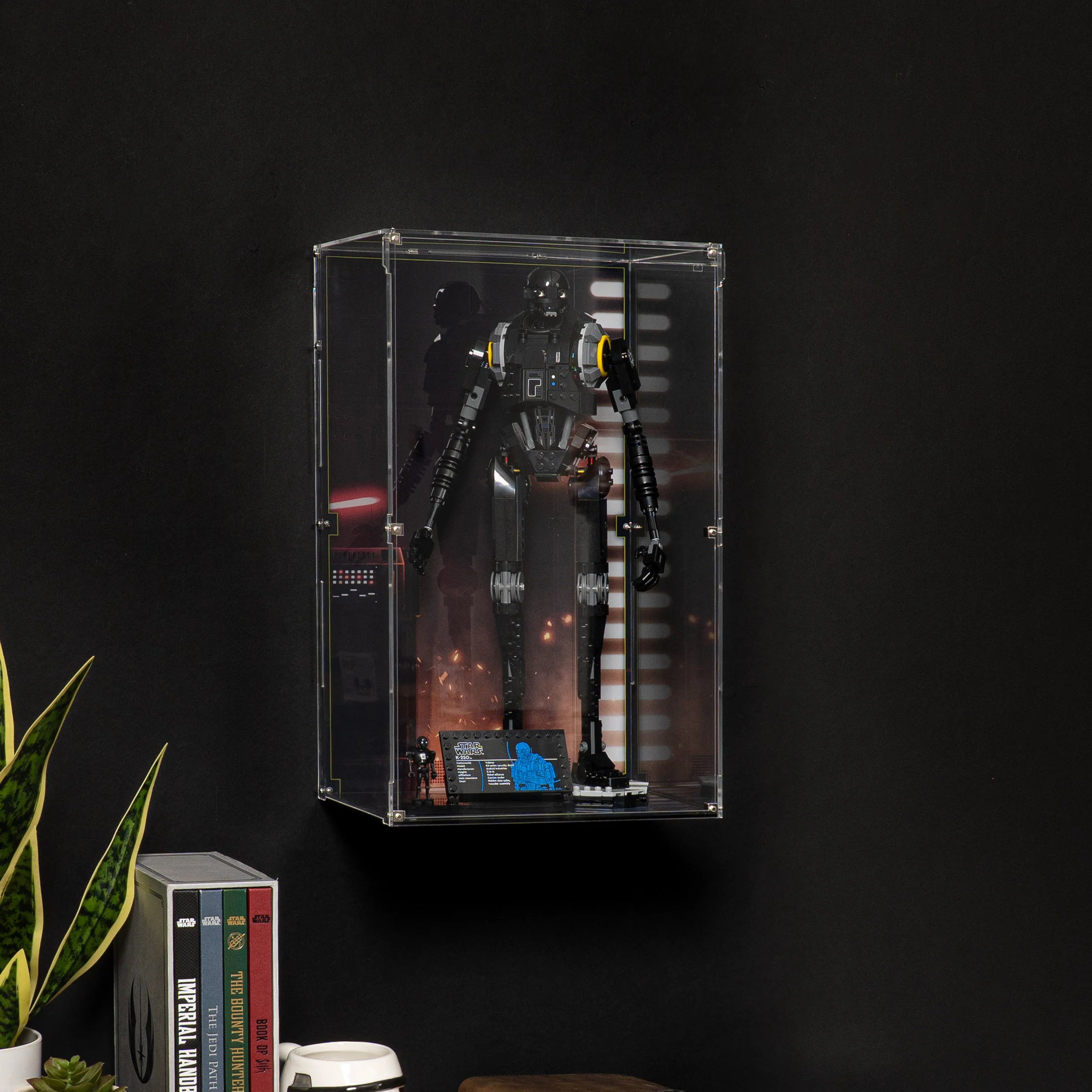 Wall Mounted Display Case for LEGO® Star Wars: K-2SO (75434) - Image 2