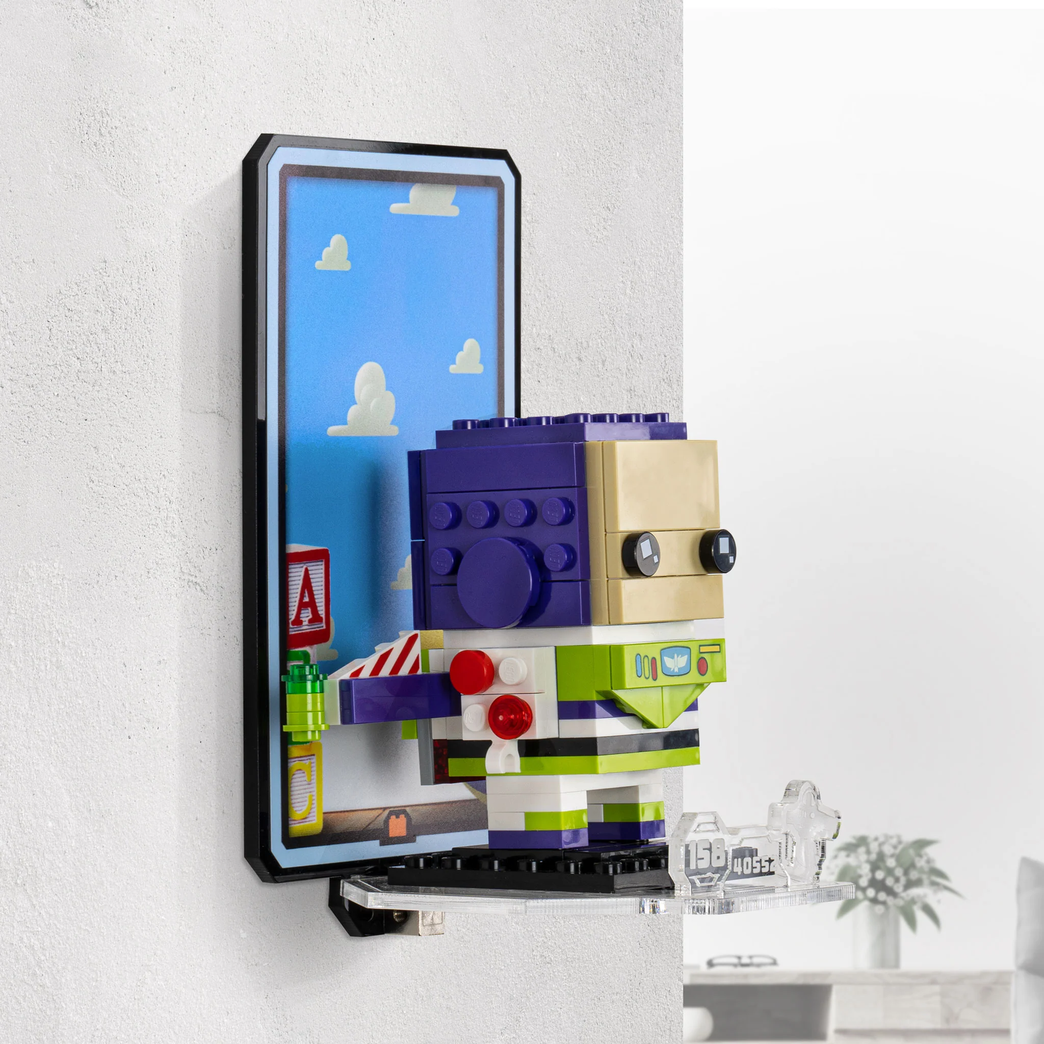 Wall Mounted Display for LEGO® Brickheadz Buzz Lightyear (40552) - Image 3