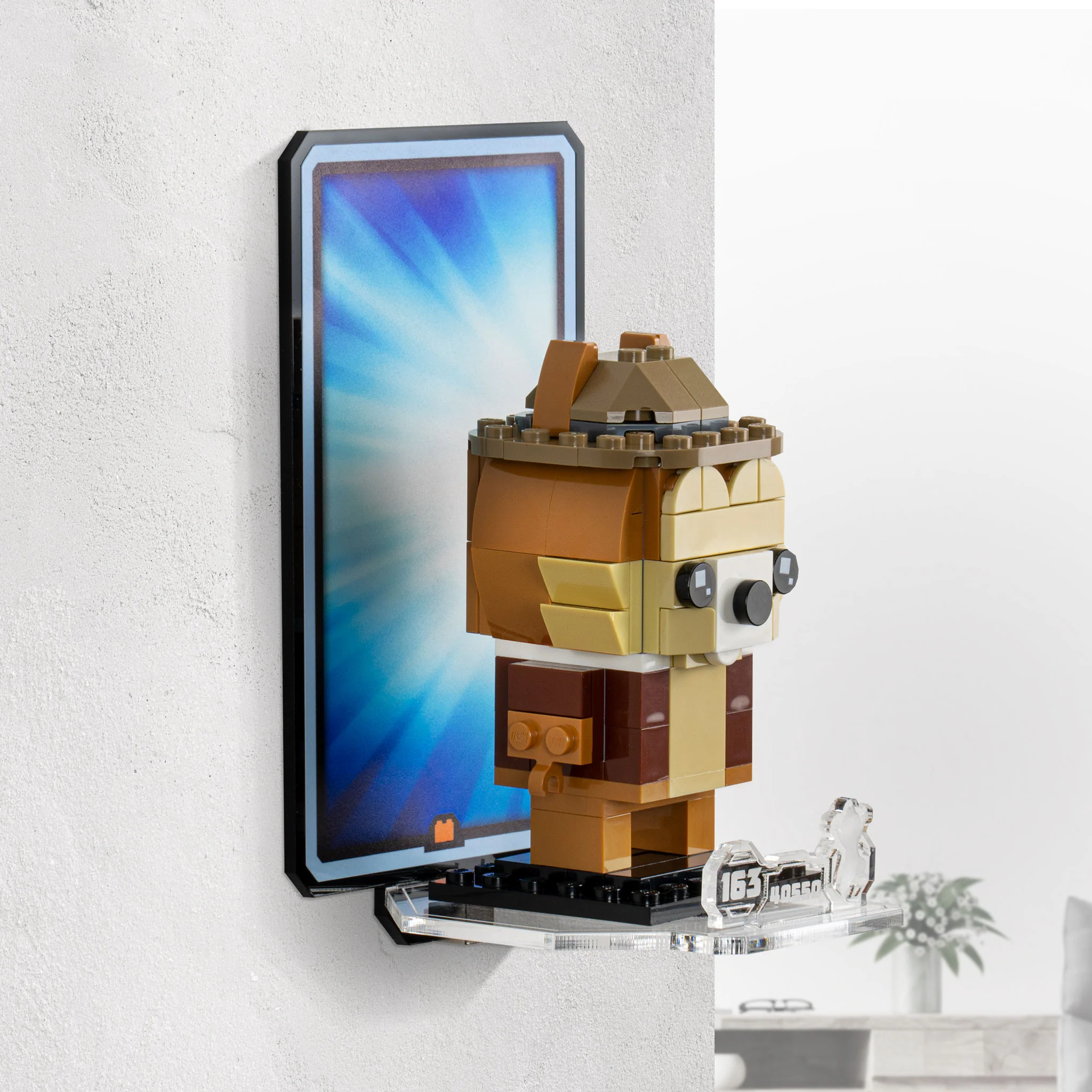 Wall Mounted Display for LEGO® Brickheadz Chip & Dale (40550) - Image 3