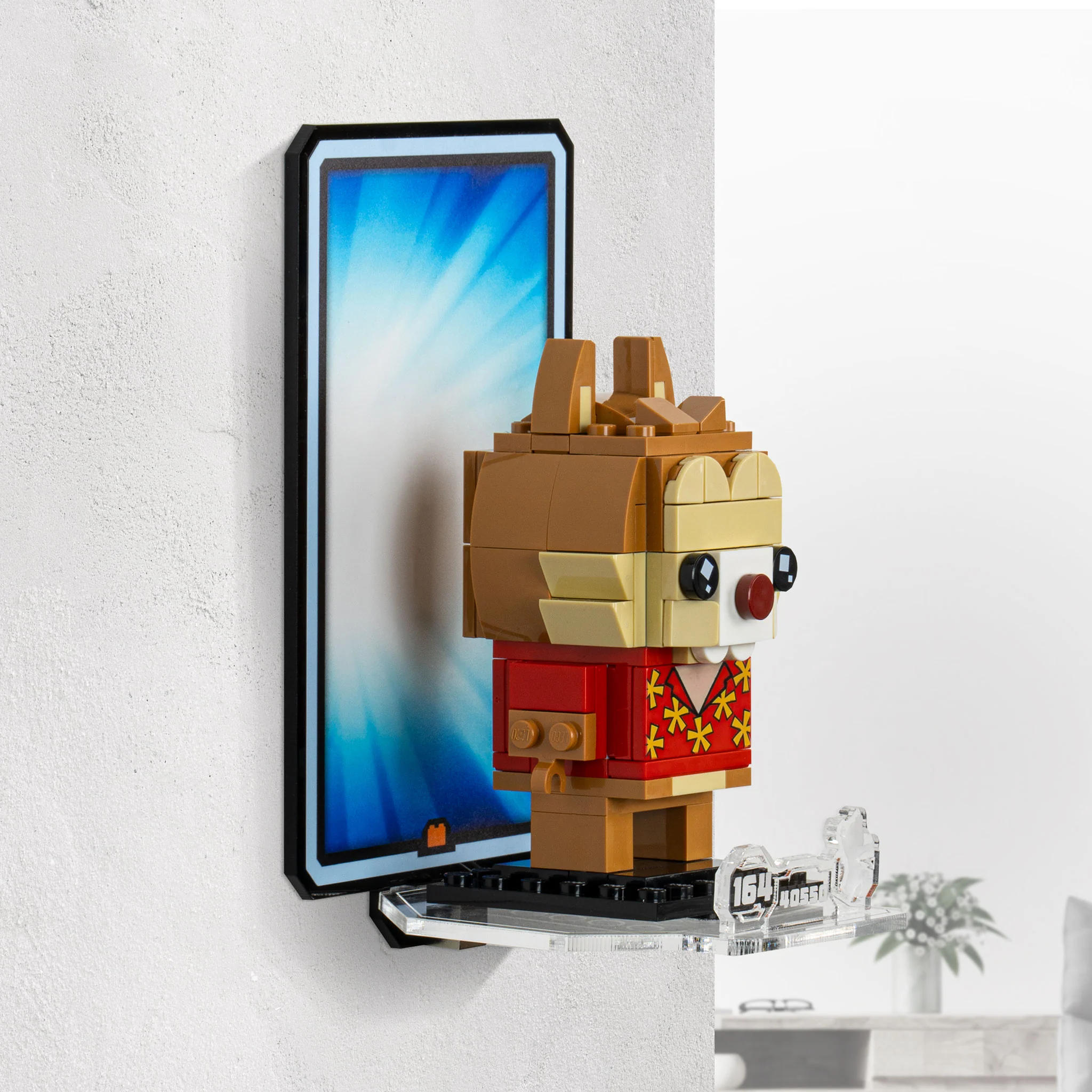 Wall Mounted Display for LEGO® Brickheadz Chip & Dale (40550) - Image 4