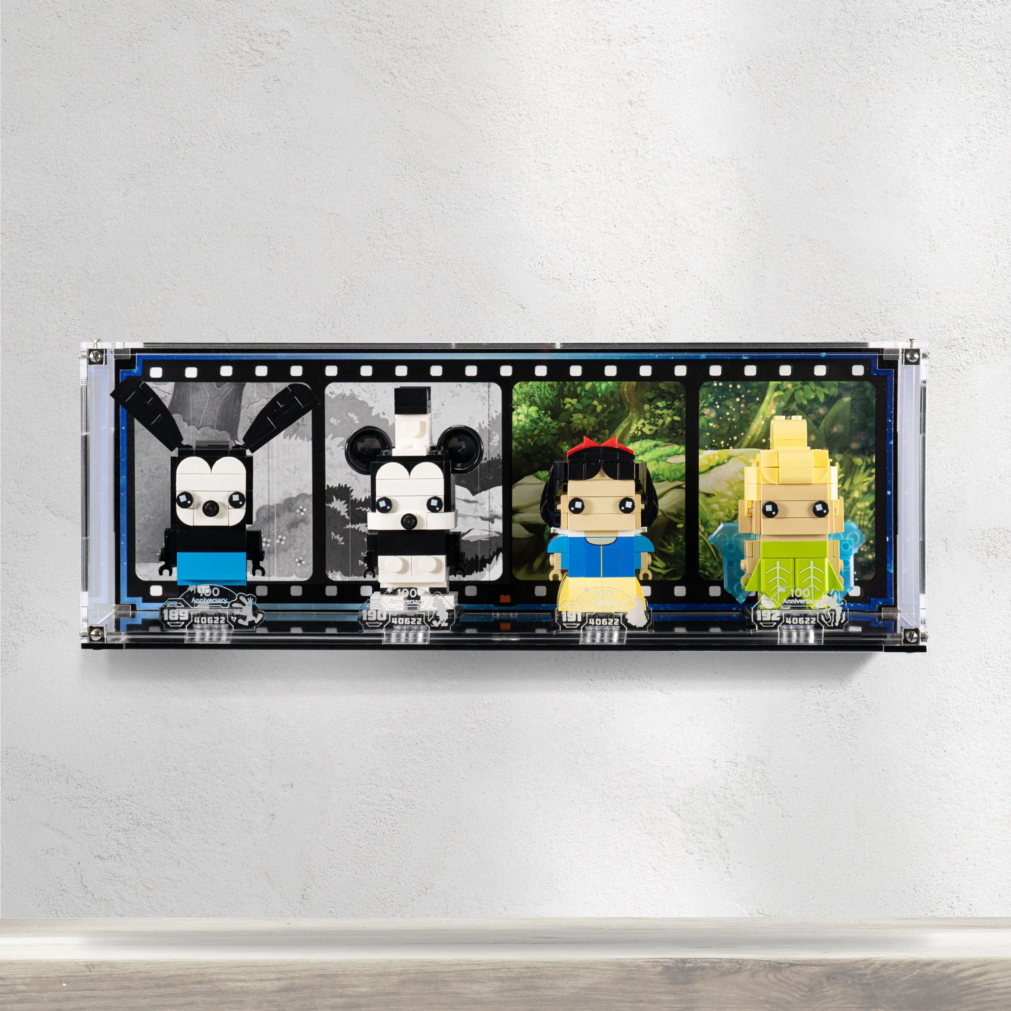 Wall Mounted Display Case for LEGO® Brickheadz Disney 100th Celebration (40622) - Image 2