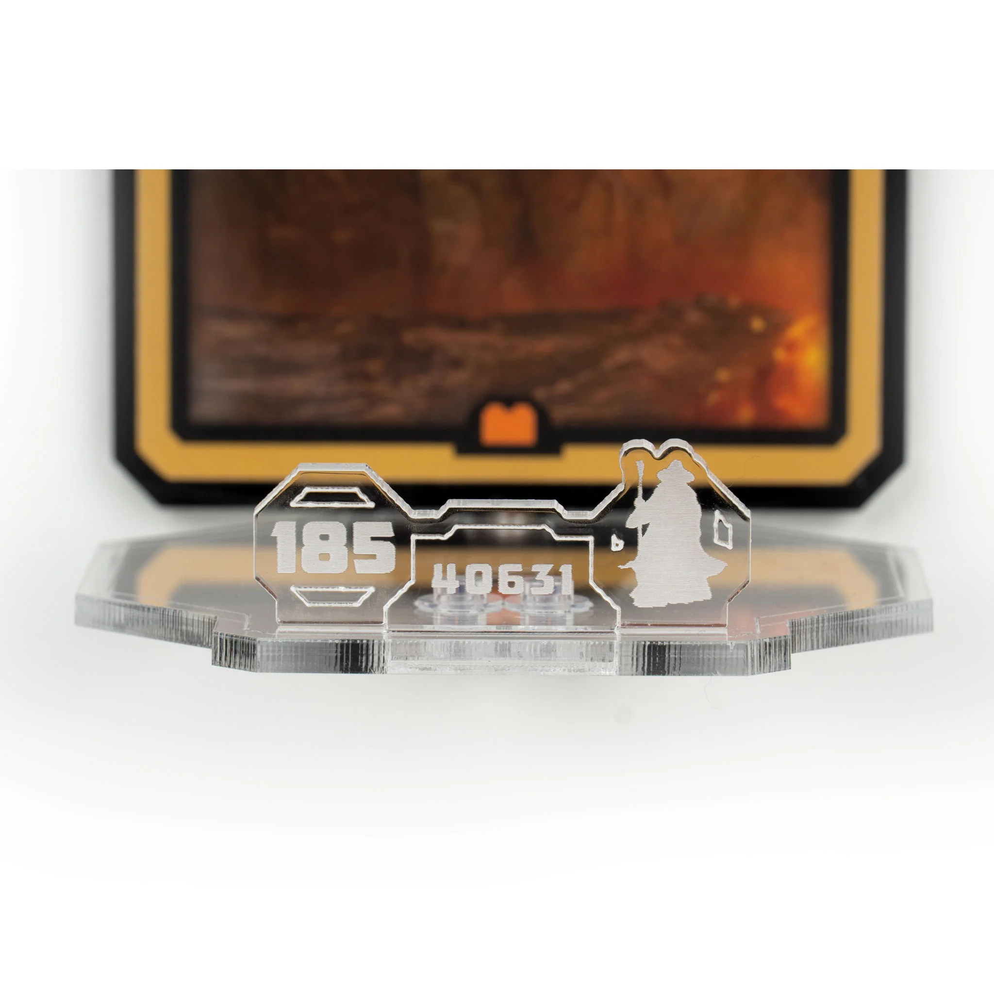 Wall mounted Display for LEGO® Brickheadz: Gandalf the Grey™ & Balrog™ (40631) - Image 4