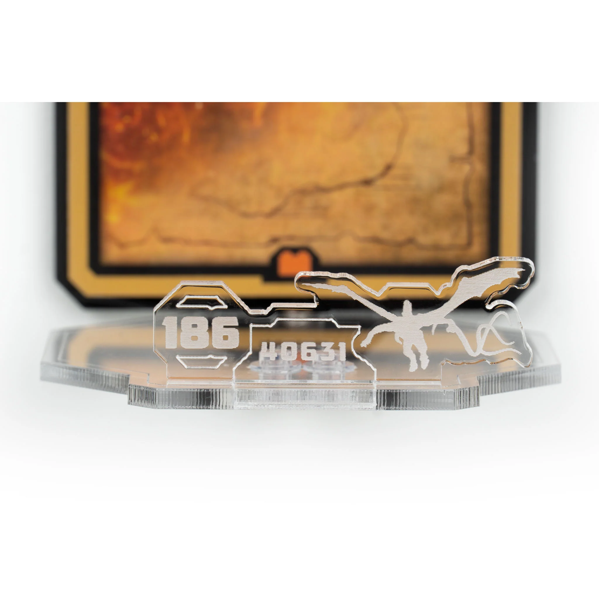 Wall mounted Display for LEGO® Brickheadz: Gandalf the Grey™ & Balrog™ (40631) - Image 5