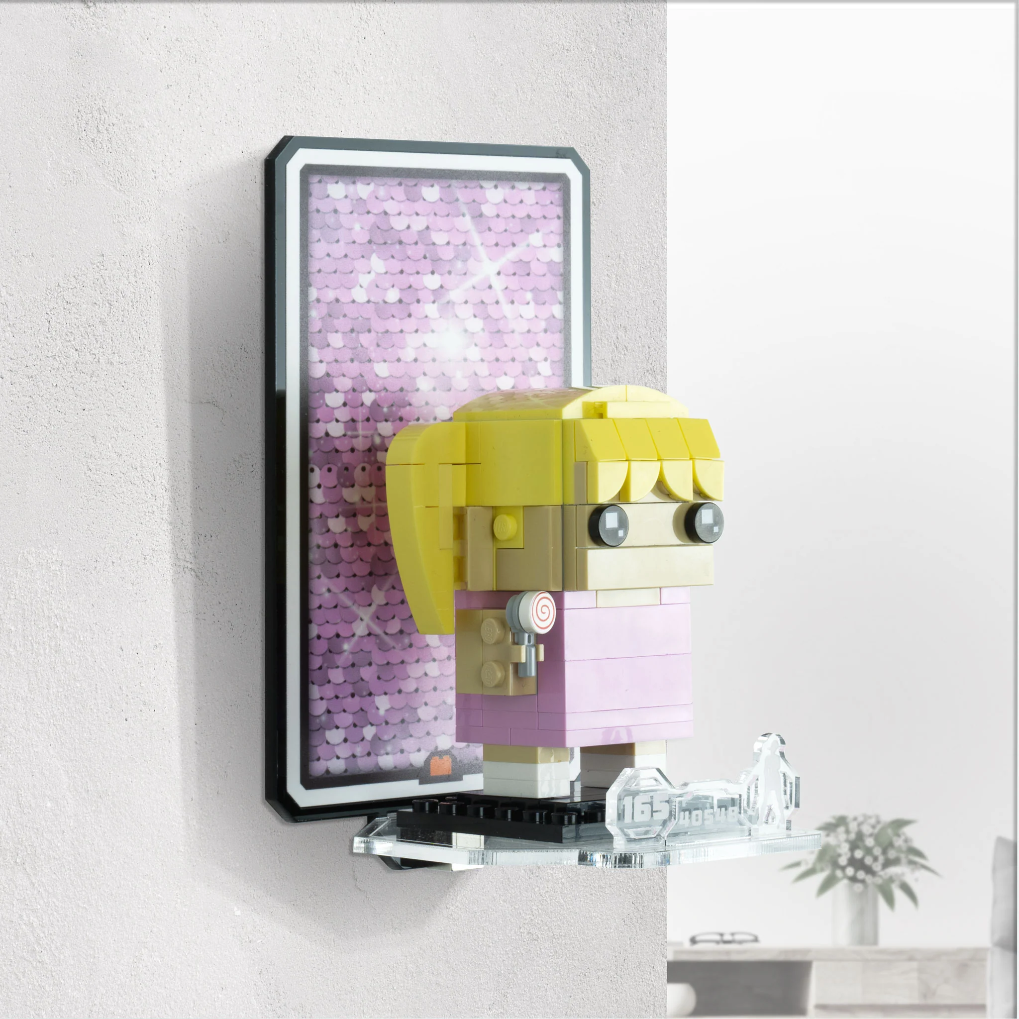 Wall Mounted Display for LEGO® Brickheadz Spice Girls Tribute (40548) - Image 11