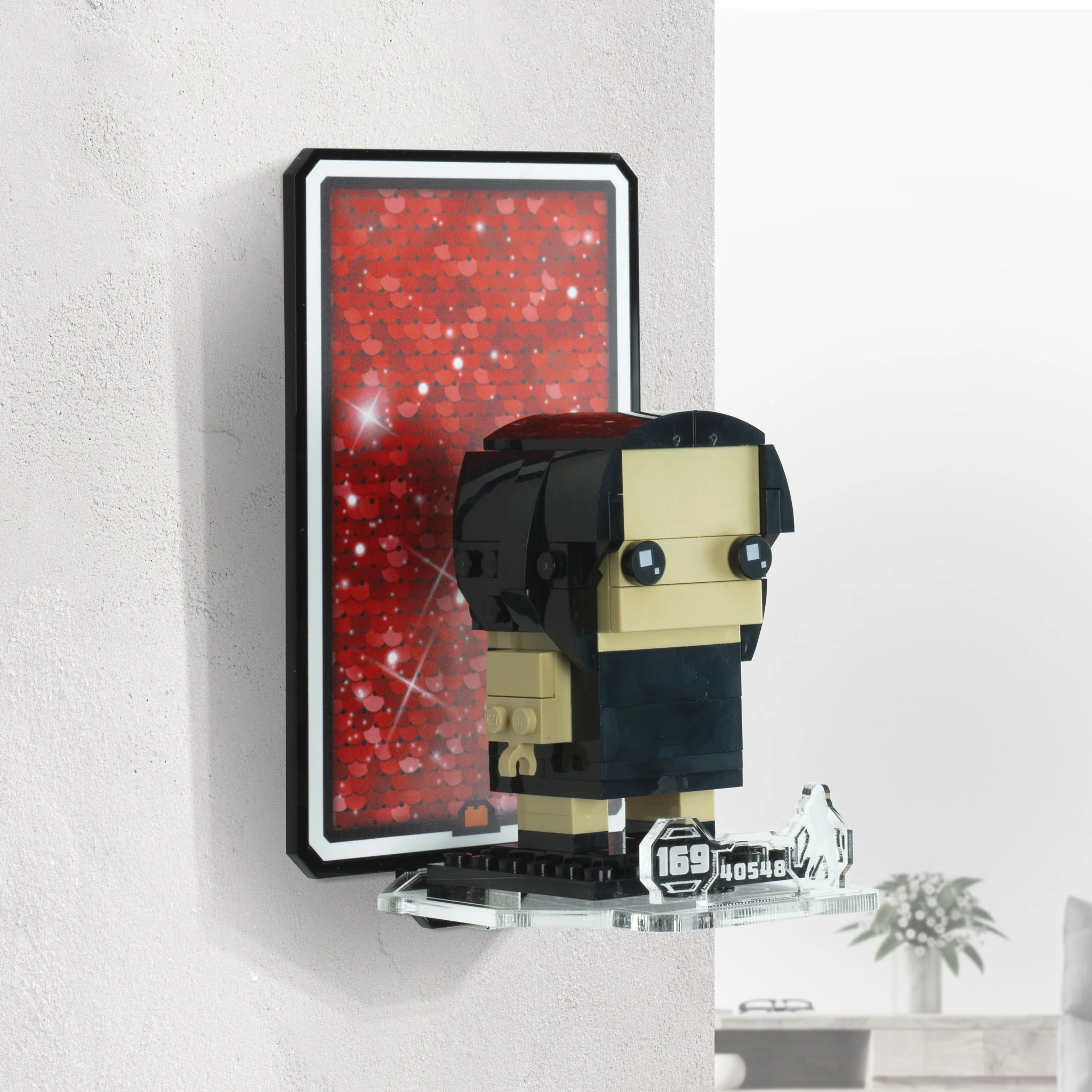 Wall Mounted Display for LEGO® Brickheadz Spice Girls Tribute (40548) - Image 12