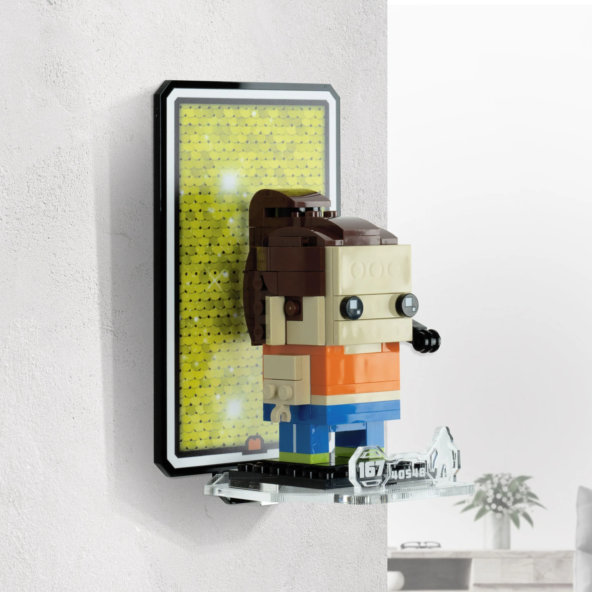 Wall Mounted Display for LEGO® Brickheadz Spice Girls Tribute (40548) - Image 13