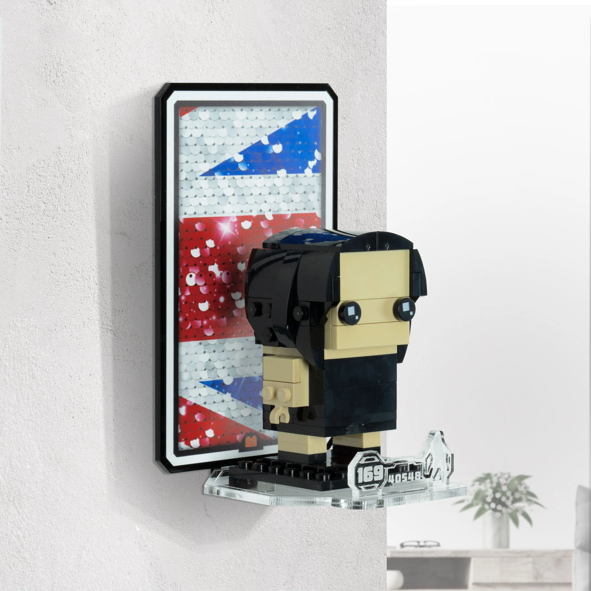 Wall Mounted Display for LEGO® Brickheadz Spice Girls Tribute (40548) - Image 5