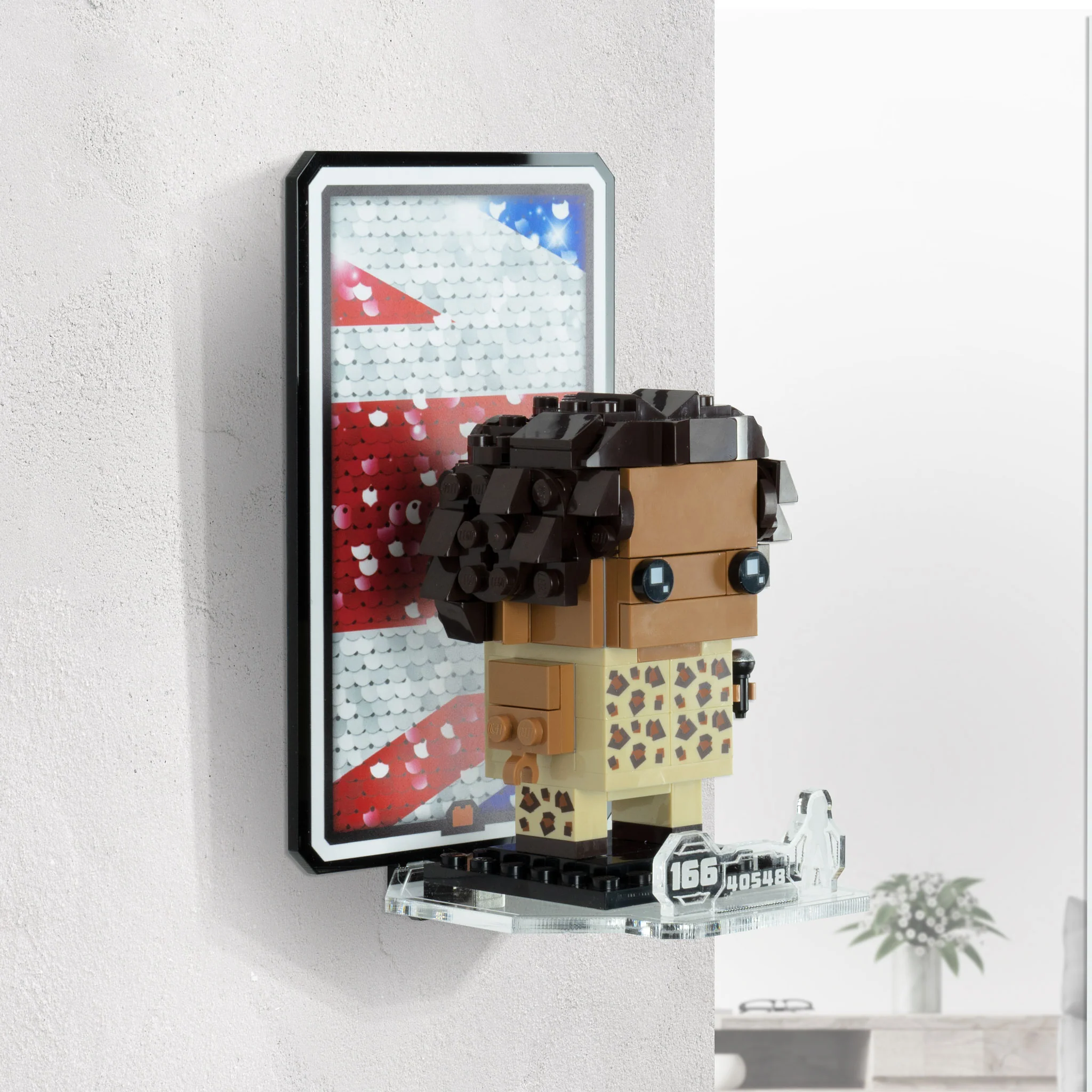 Wall Mounted Display for LEGO® Brickheadz Spice Girls Tribute (40548) - Image 6