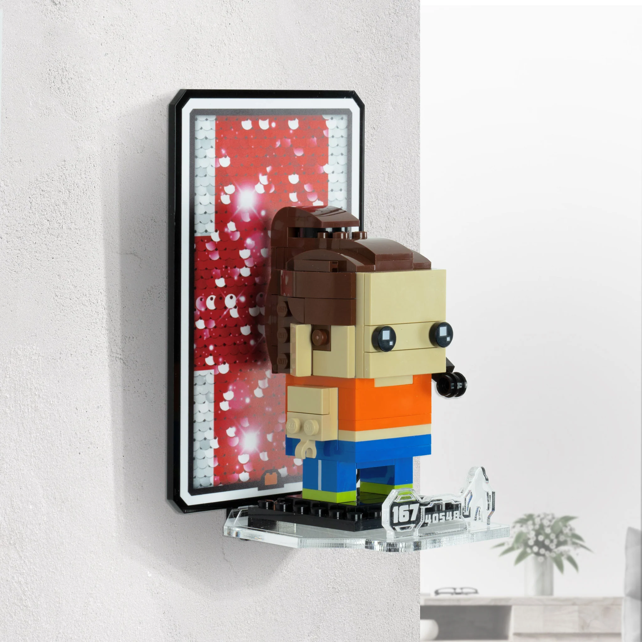 Wall Mounted Display for LEGO® Brickheadz Spice Girls Tribute (40548) - Image 7
