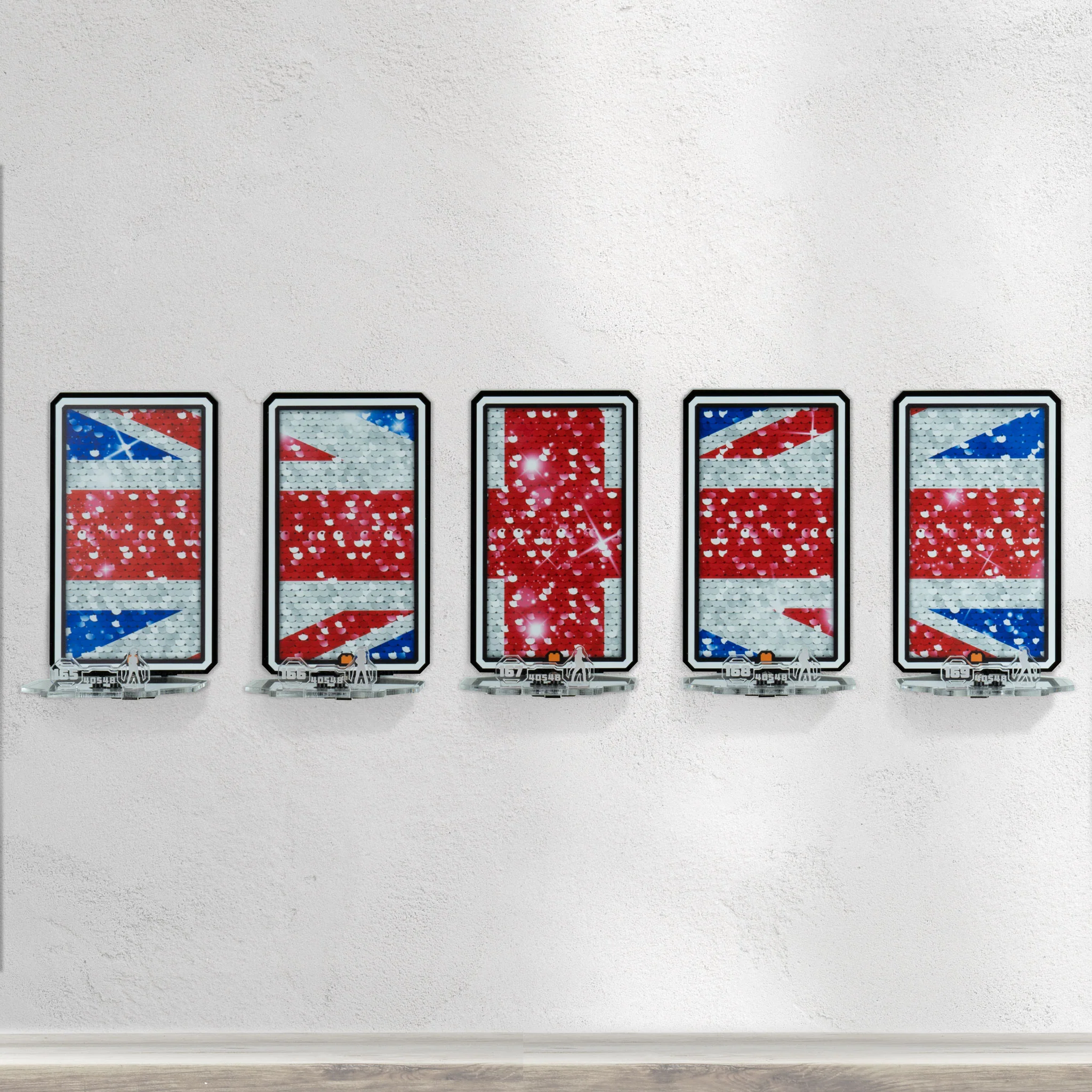 Wall Mounted Display for LEGO® Brickheadz Spice Girls Tribute (40548) - Image 8