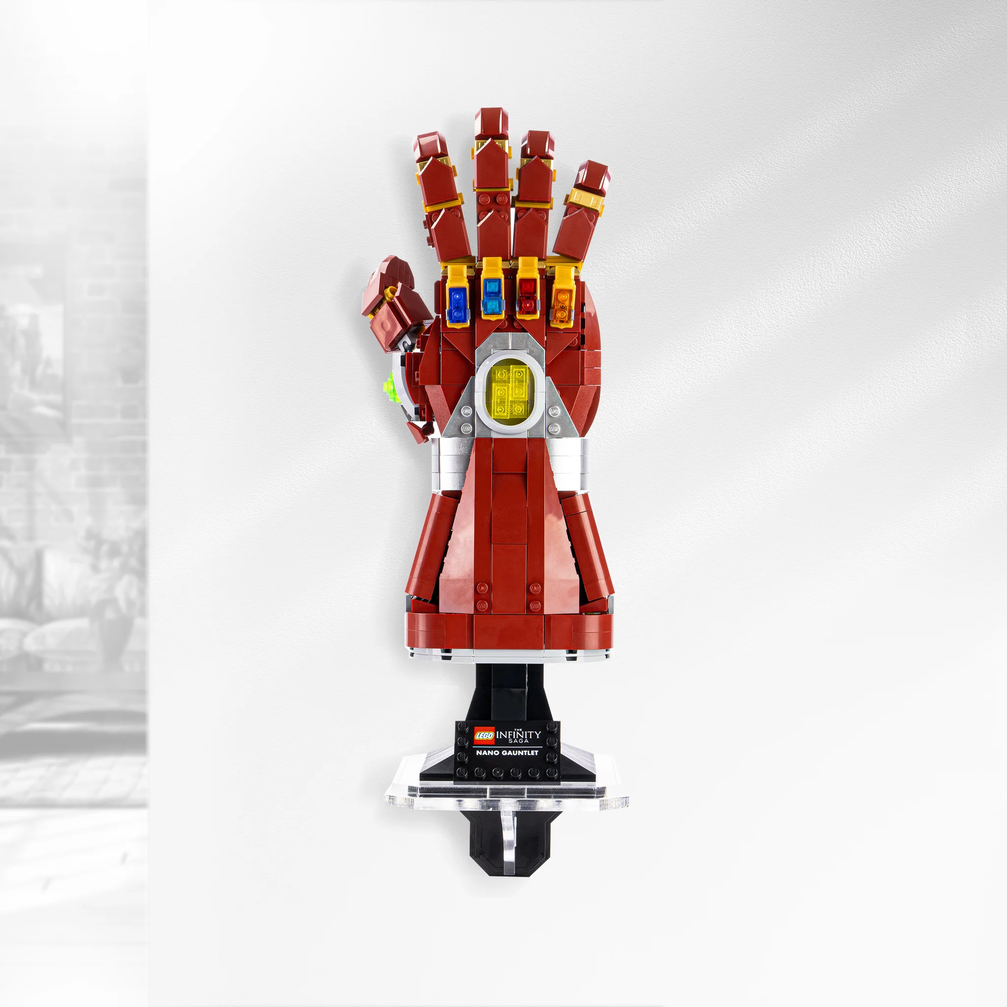 Wall Mounted Display Stand for LEGO® Marvel Nano Gauntlet (76223)