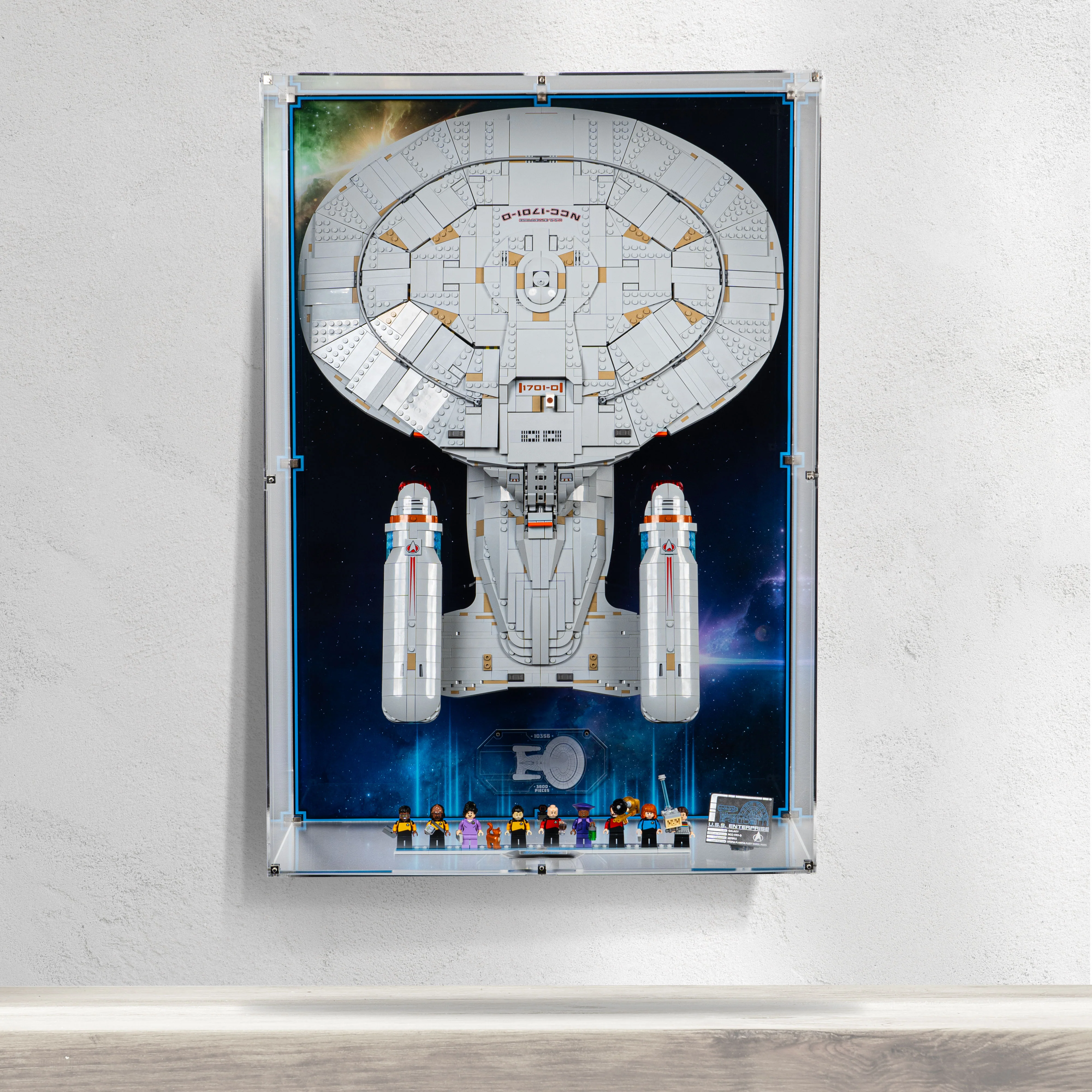 Wall Mounted Display for LEGO® Star Trek: U.S.S. Enterprise NCC-1701-D™ (10356) - Image 2