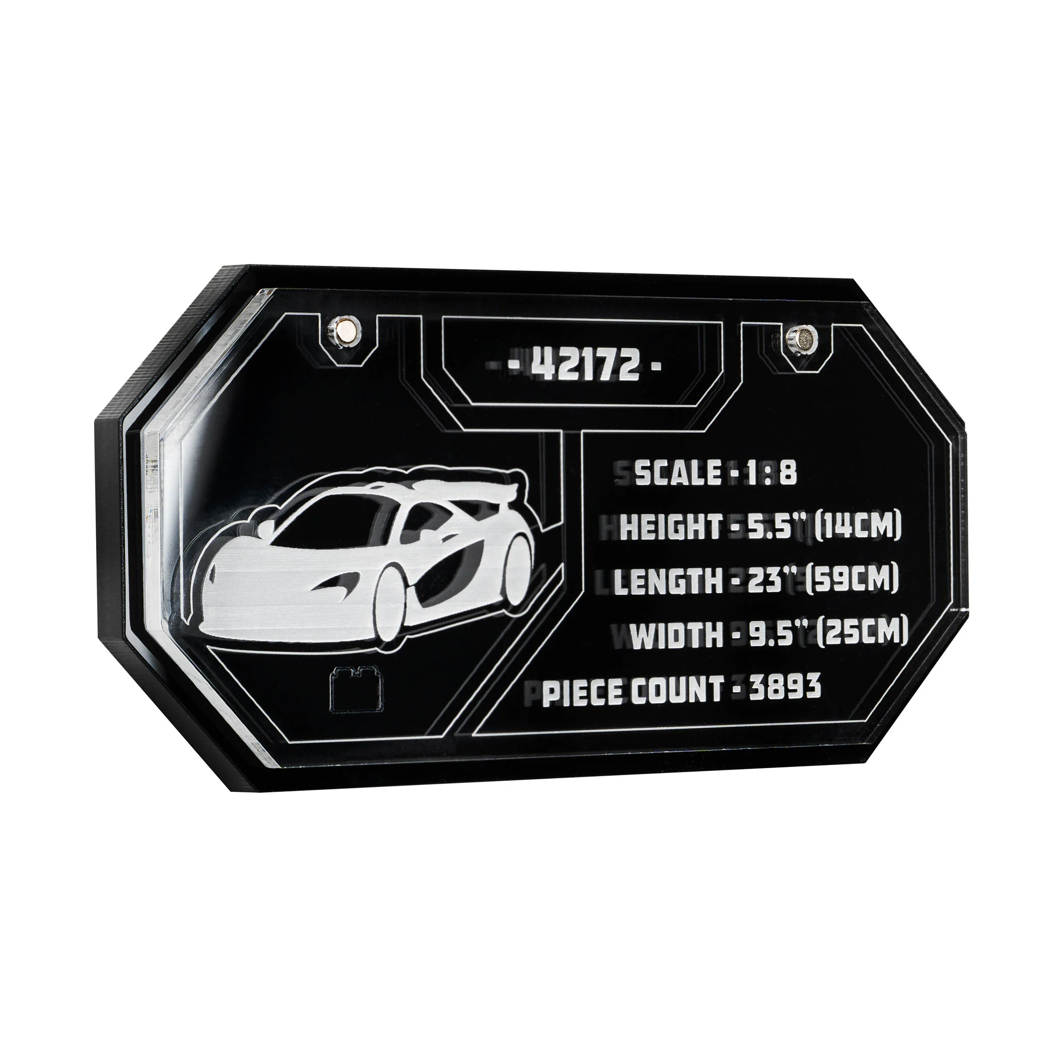 Wall Mounted Display for LEGO® Technic™ McLaren P1™ (42172) - Image 12