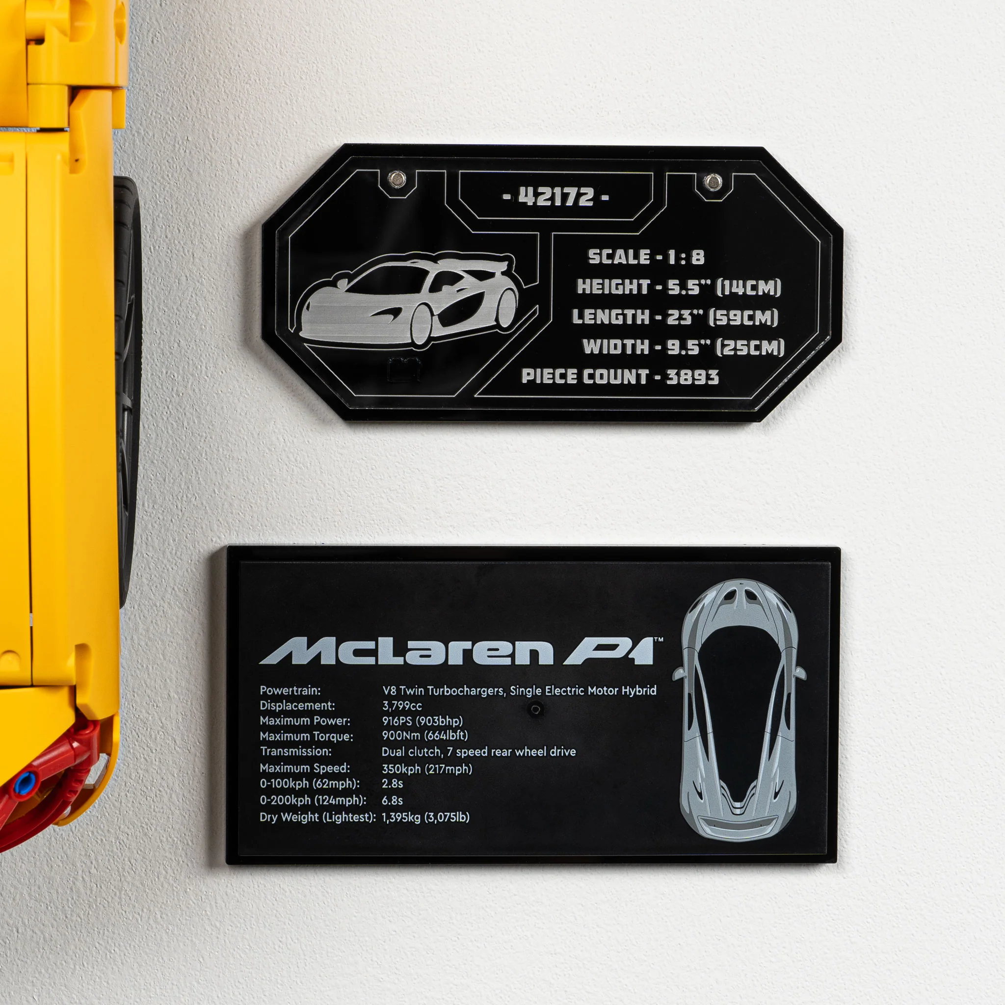 Wall Mounted Display for LEGO® Technic™ McLaren P1™ (42172) - Image 14