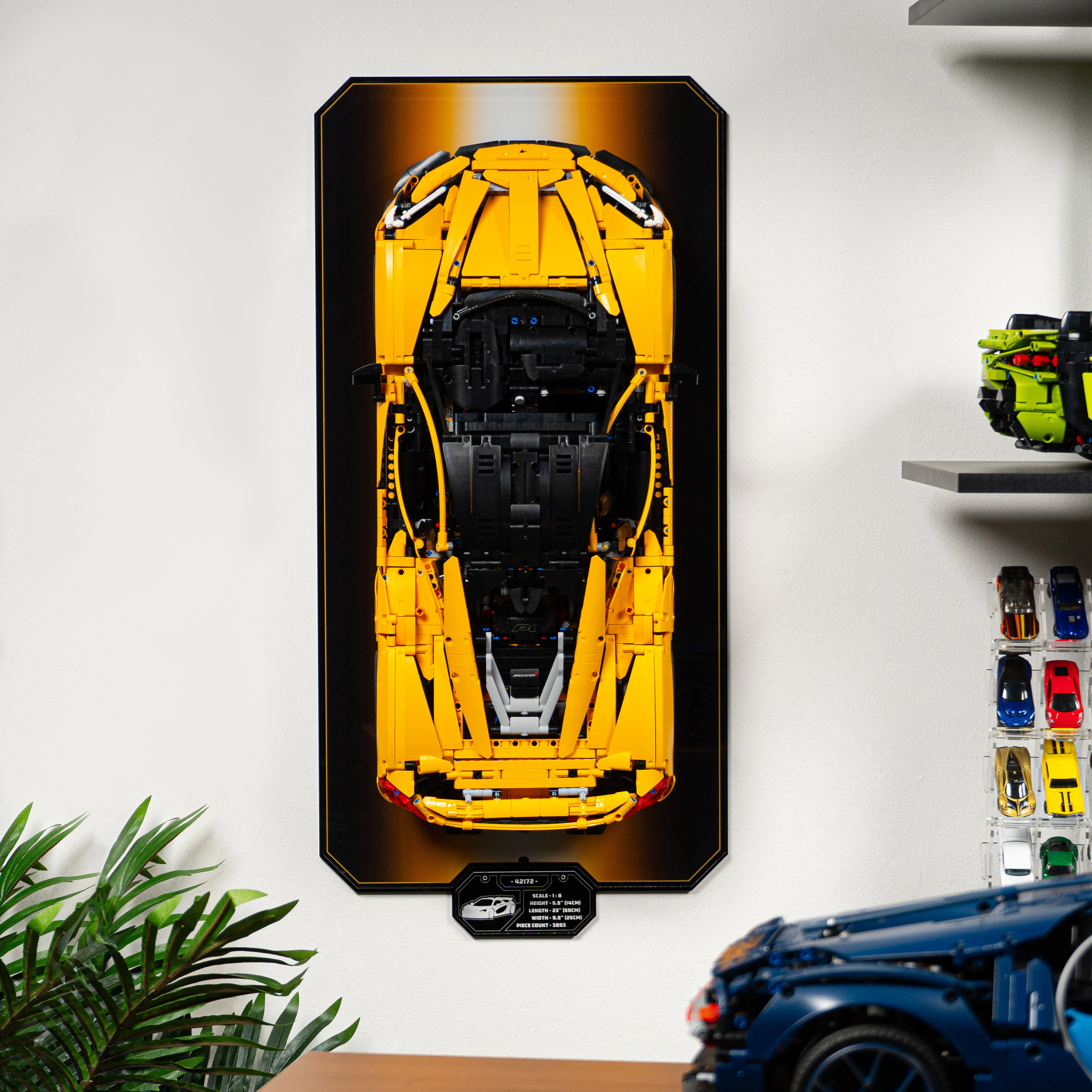 Wall Mounted Display for LEGO® Technic™ McLaren P1™ (42172) - Image 21