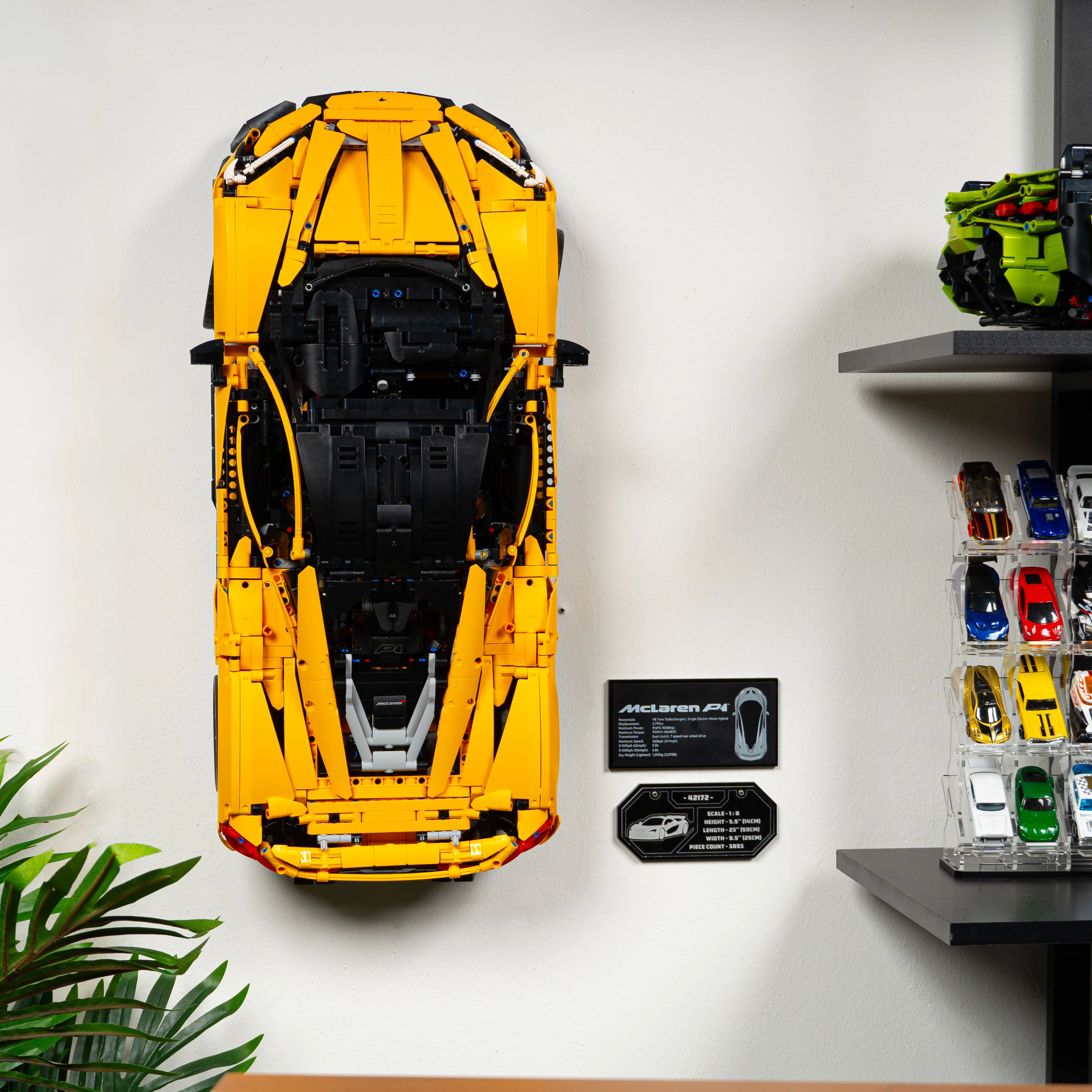 Wall Mounted Display for LEGO® Technic™ McLaren P1™ (42172) - Image 23