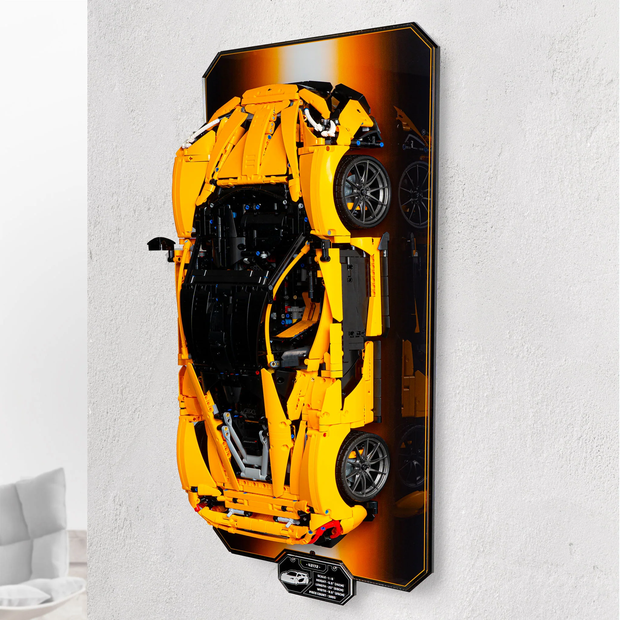 Wall Mounted Display for LEGO® Technic™ McLaren P1™ (42172) - Image 3