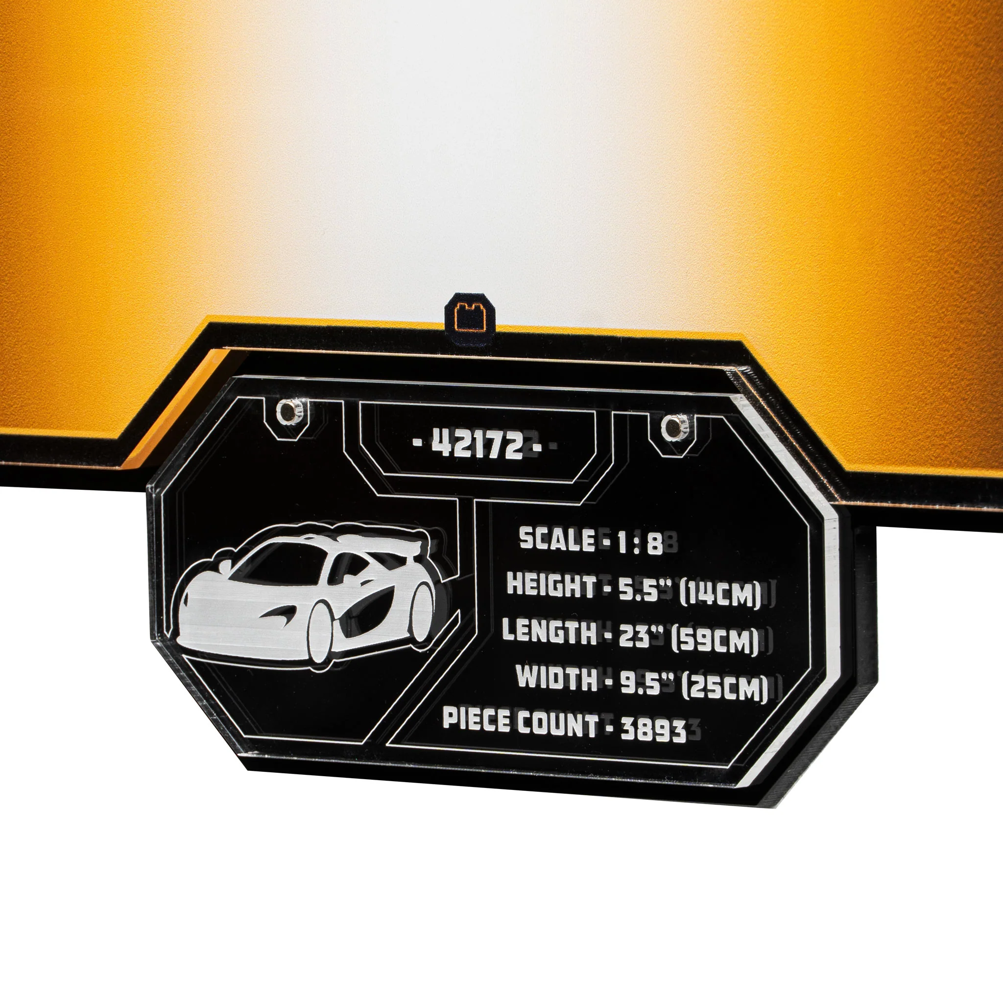 Wall Mounted Display for LEGO® Technic™ McLaren P1™ (42172) - Image 6