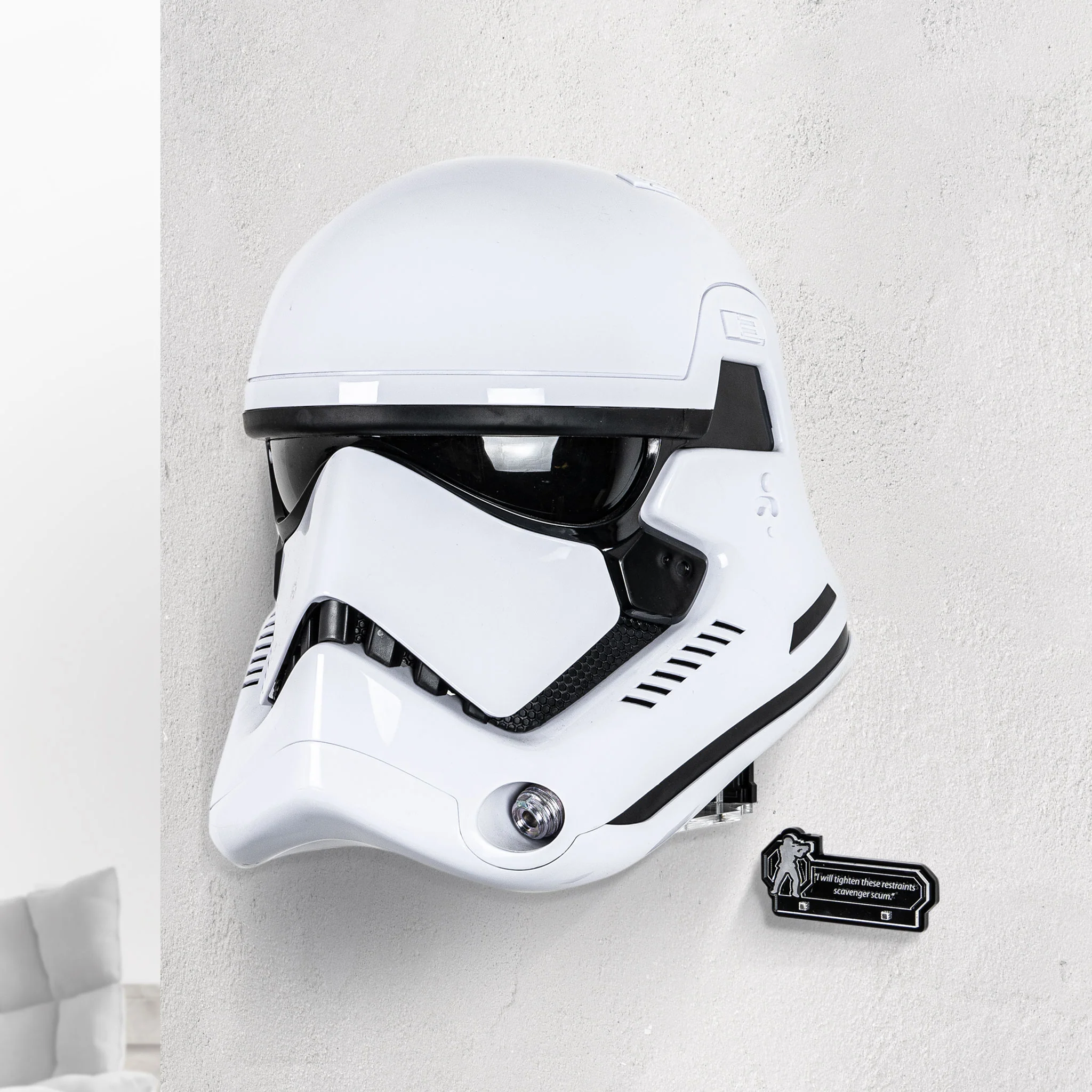 Wall Mounted Display Stand for Star Wars™ Black Series First Order Stormtrooper Helmet