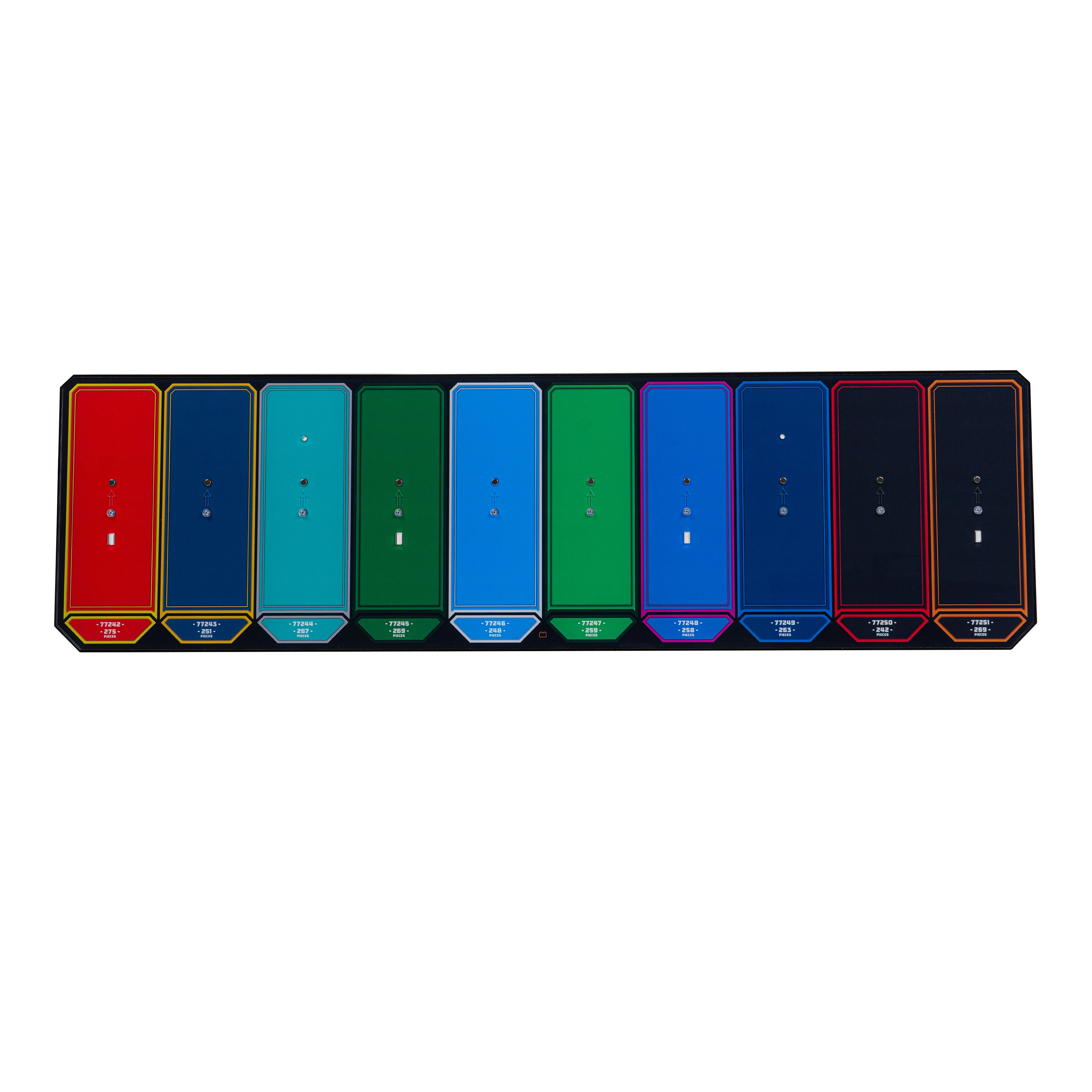 Wall Mountable Display Stand for 10 x LEGO® Speed Champions: Formula 1 Range - Image 6
