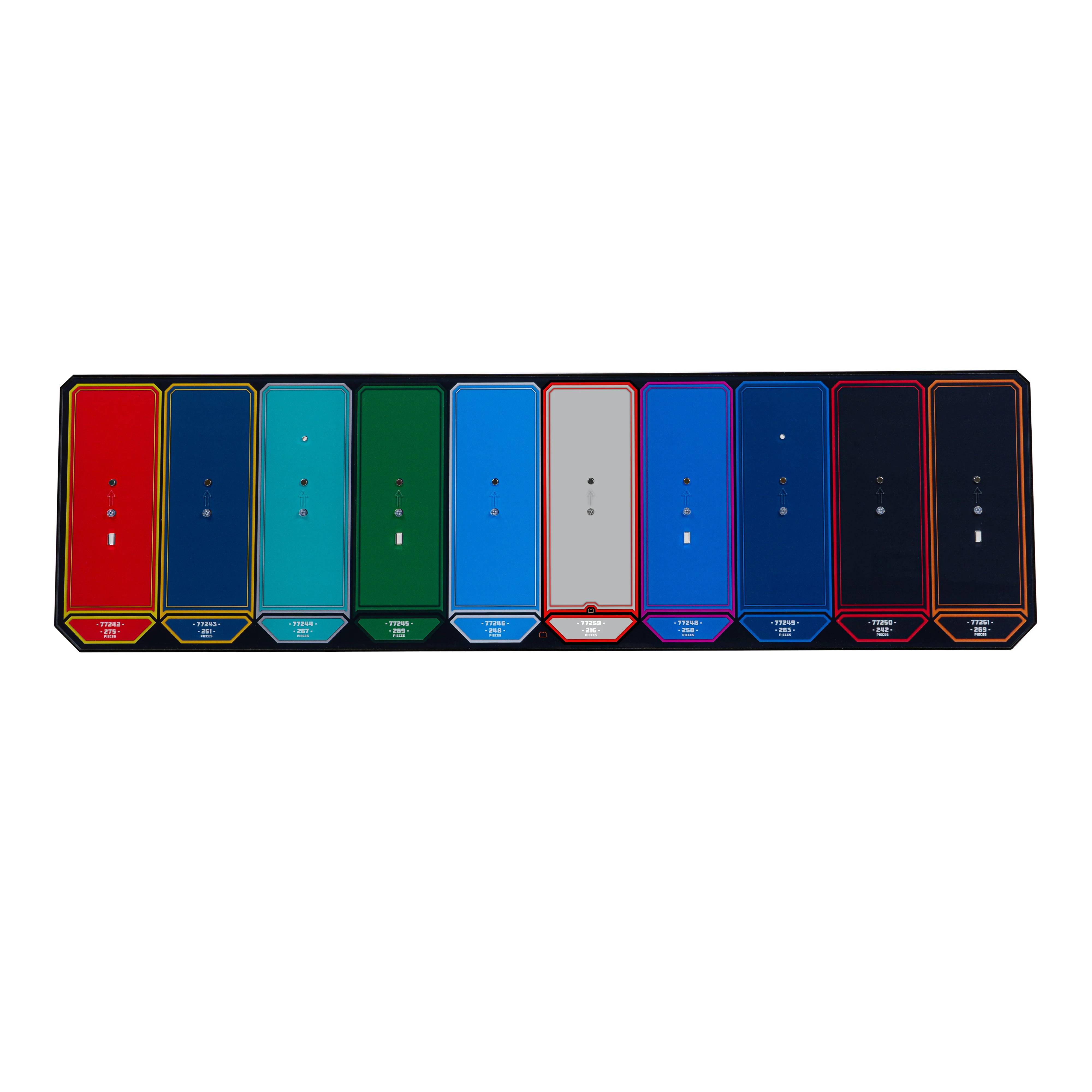Wall Mountable Display Stand for 10 x LEGO® Speed Champions: Formula 1 Range - Image 7