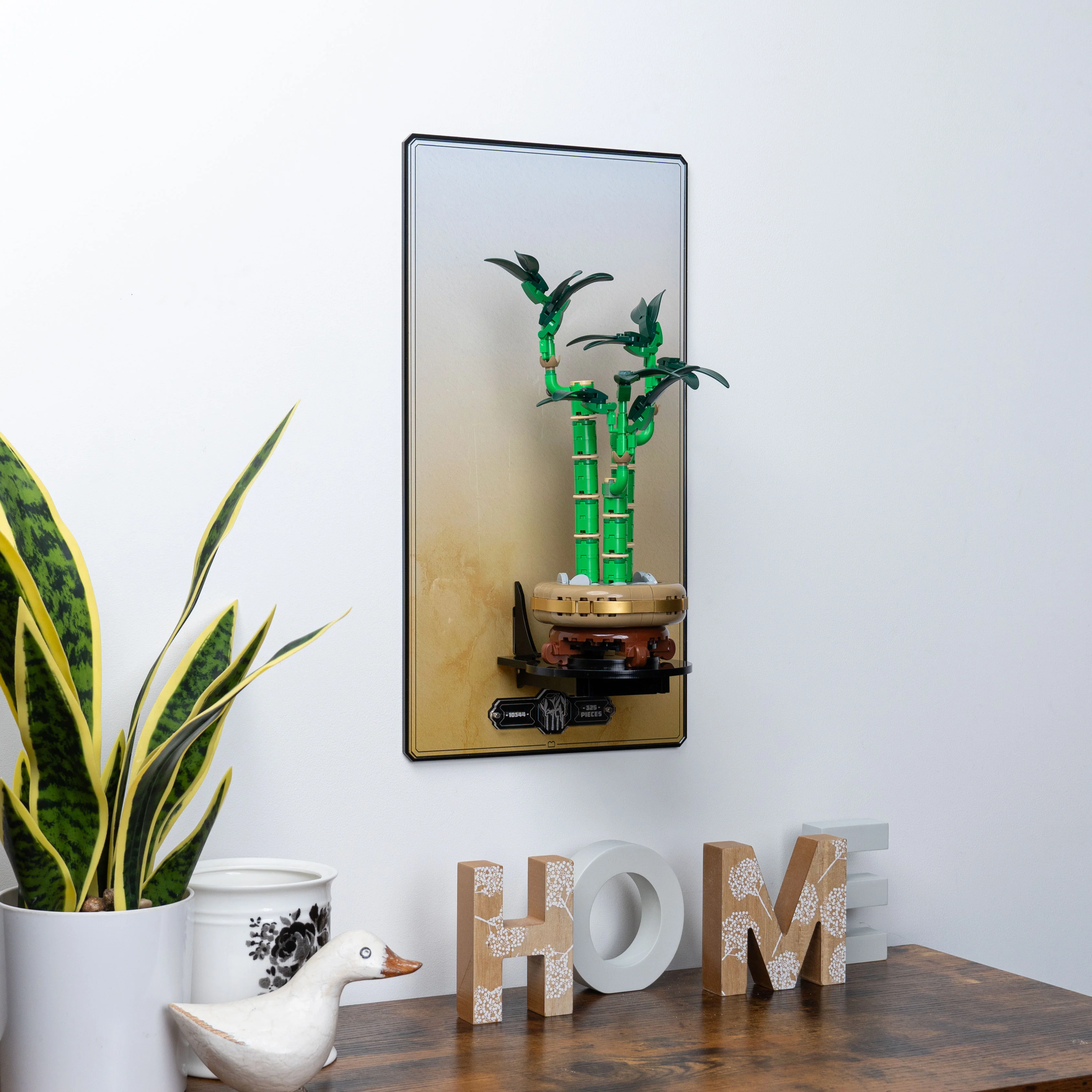 Wall Mounted Display Stand for LEGO® Botanicals Lucky Bamboo (10344) - Image 5