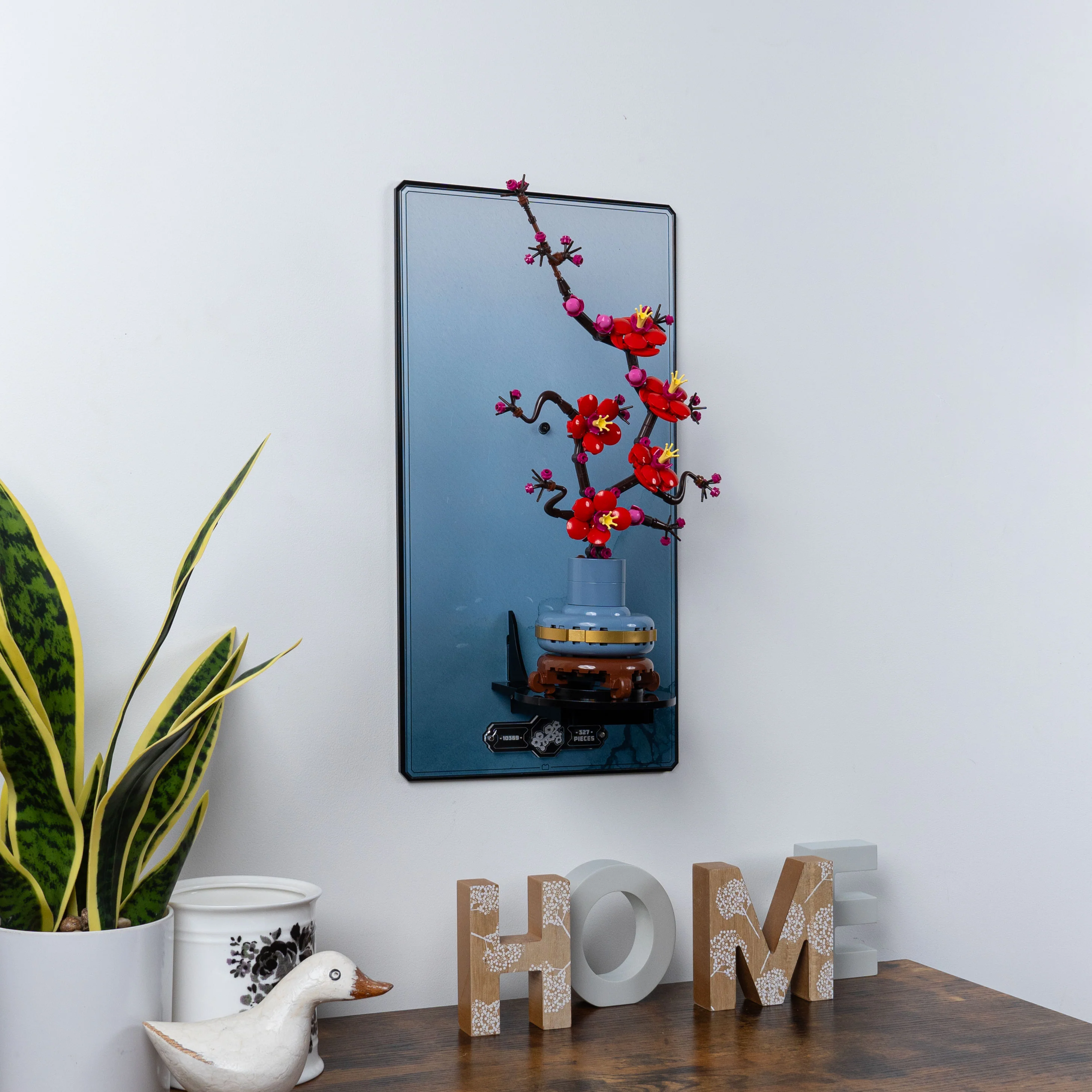 Wall Mounted Display Stand for LEGO® Botanicals Plum Blossom Flower (10369) - Image 6