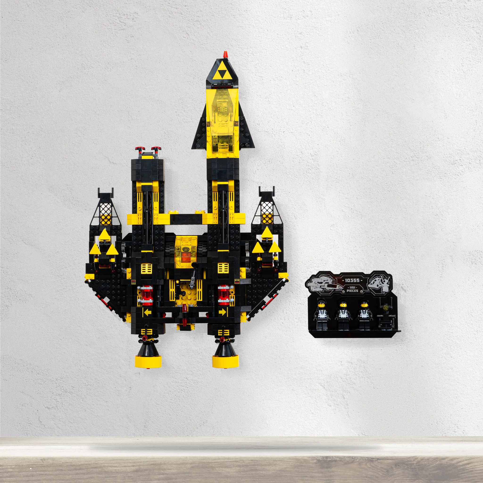 Wall Mounted Display Stand for LEGO® Icons: Blacktron Renegade (10355) - Image 2