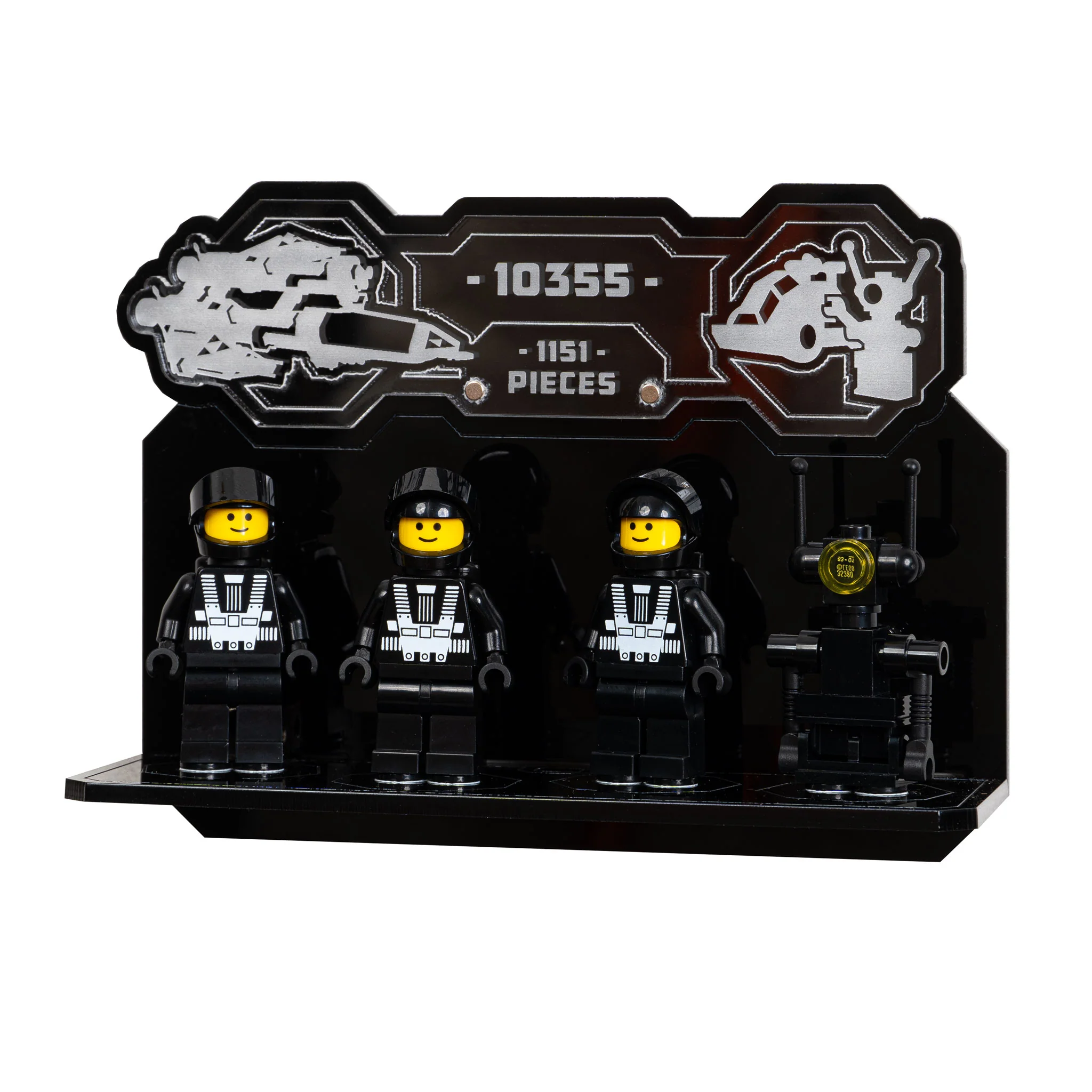 Wall Mounted Display Stand for LEGO® Icons: Blacktron Renegade (10355) - Image 3
