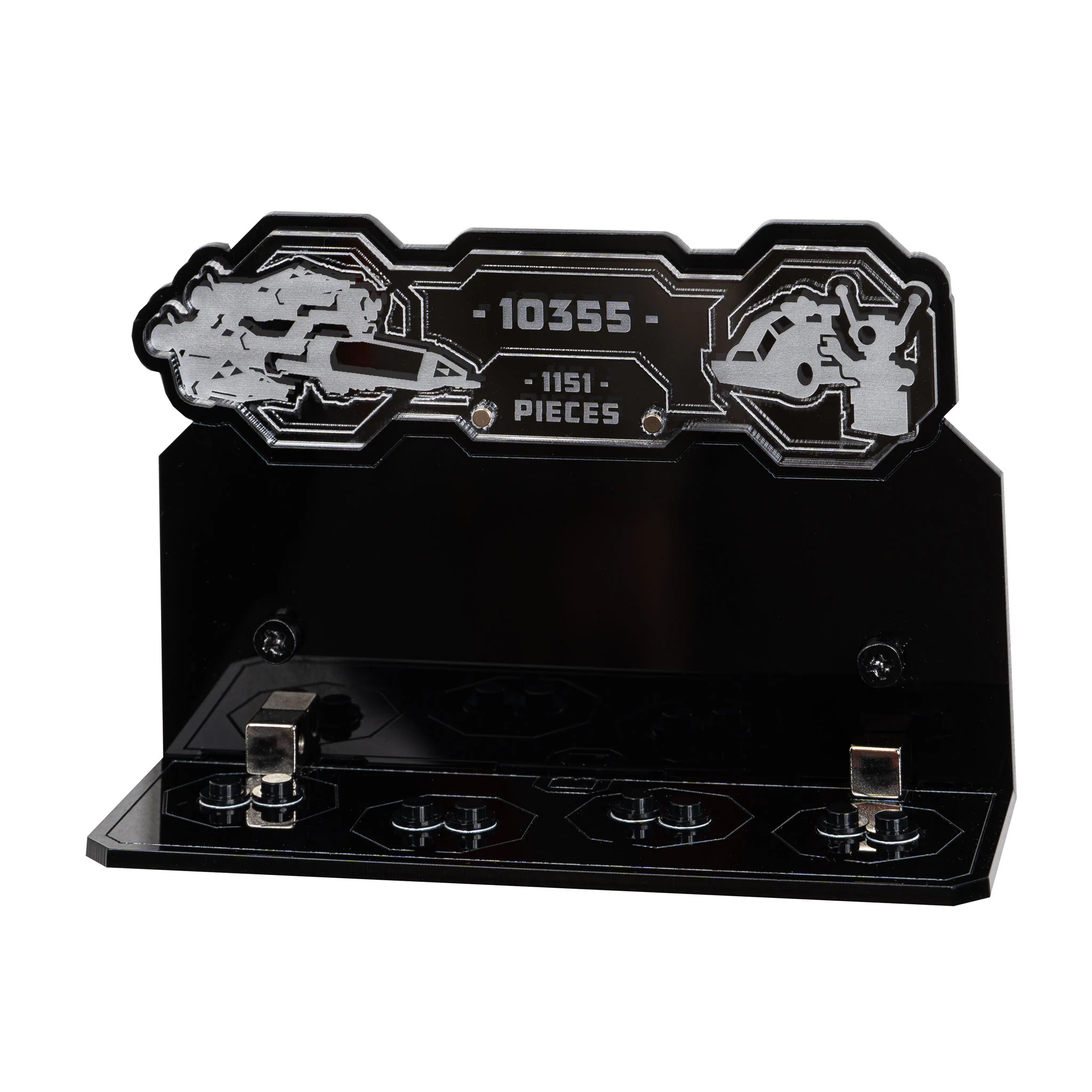 Wall Mounted Display Stand for LEGO® Icons: Blacktron Renegade (10355) - Image 4