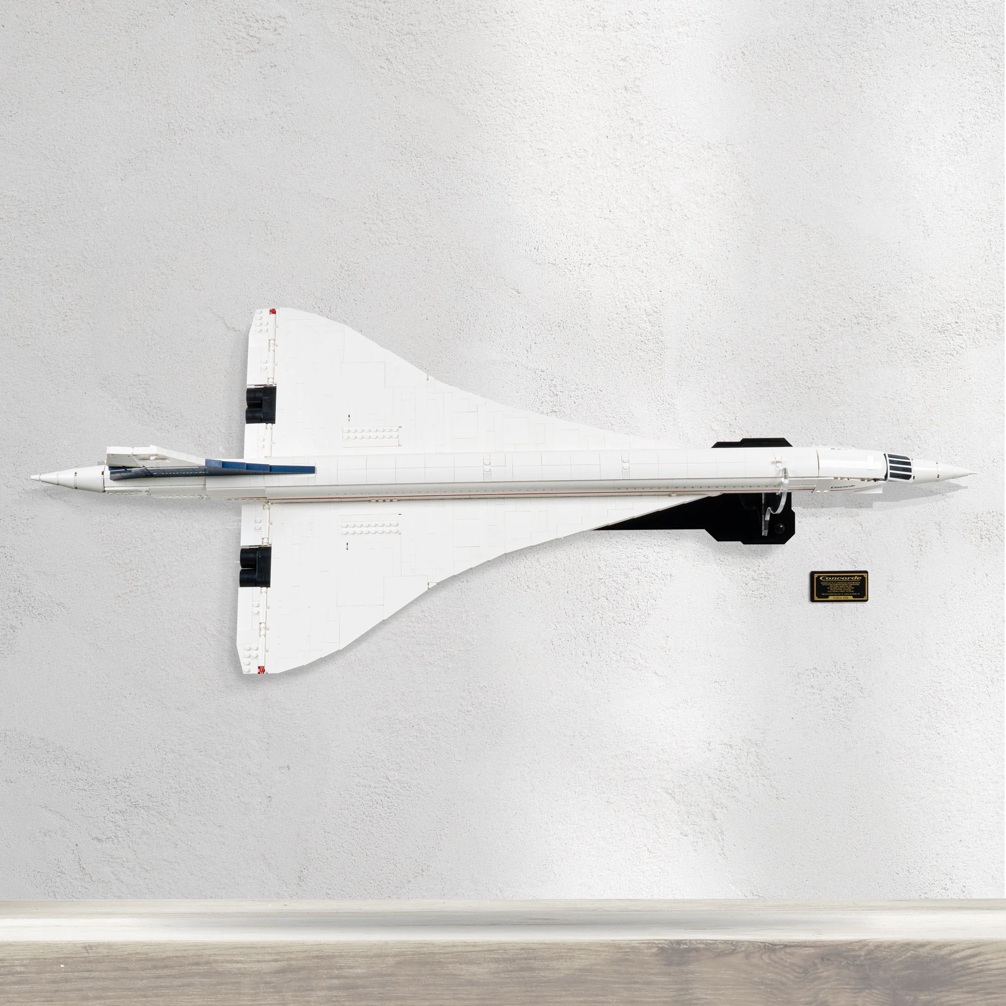 Wall mounted Display Stand for LEGO® Icons: Concorde (10318) - Image 2