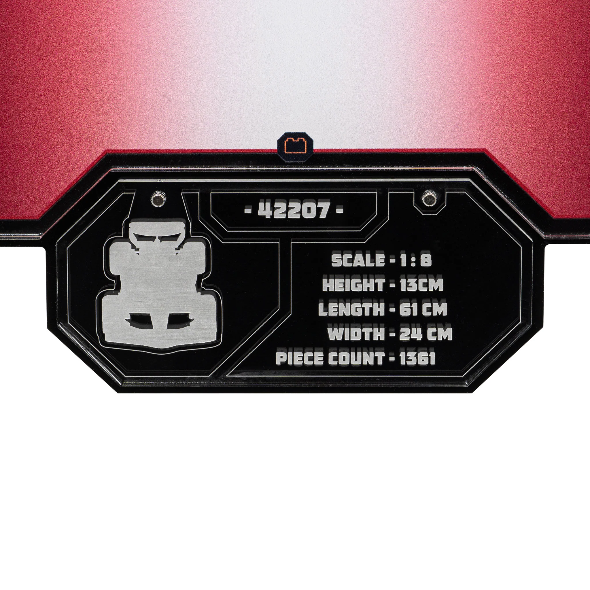Wall Mounted Display Stand for LEGO® Technic Ferrari SF-24 F1 Car (42207) - Image 7