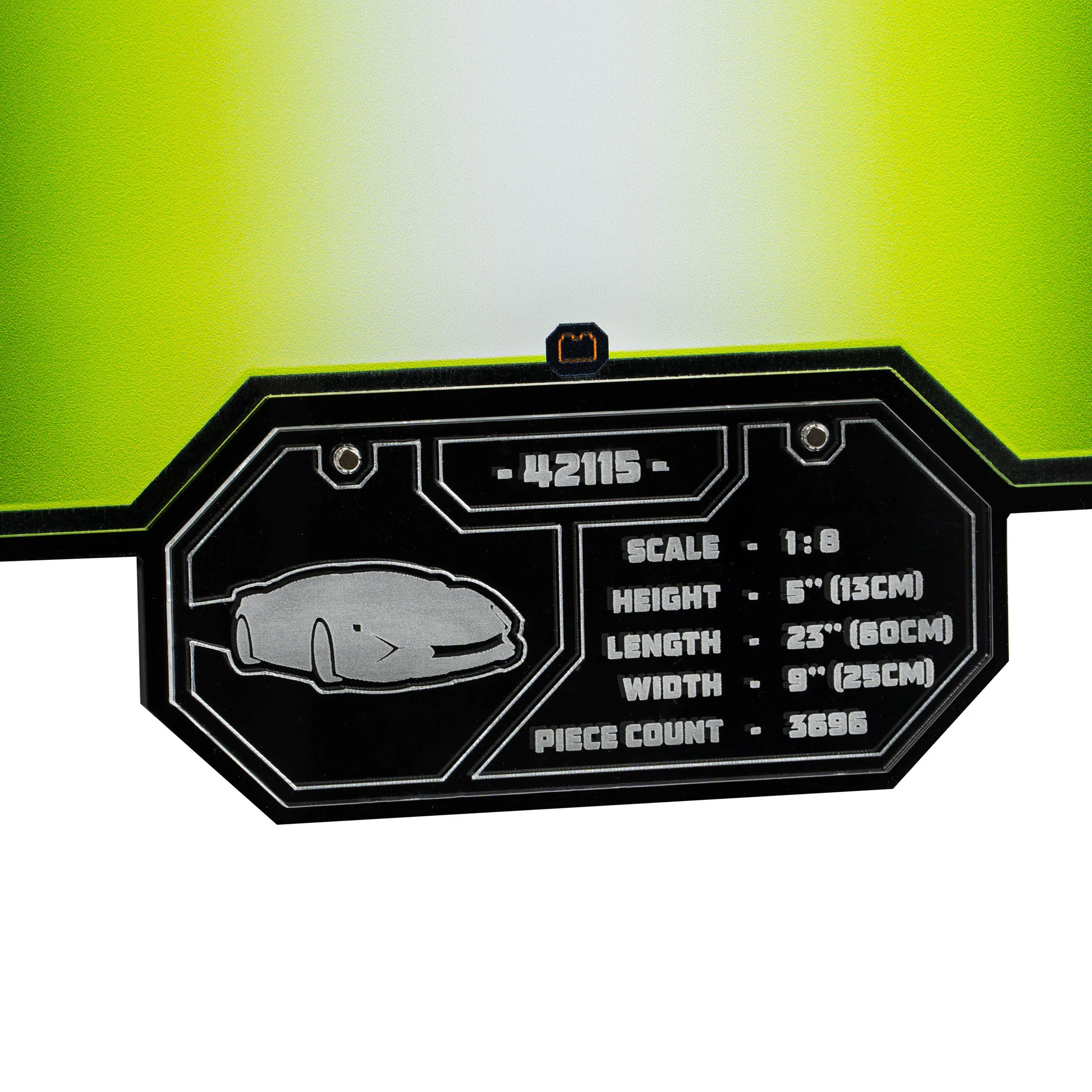 Wall Mounted Display Stand for LEGO® Technic™ Lamborghini Sián (42115) - Image 4