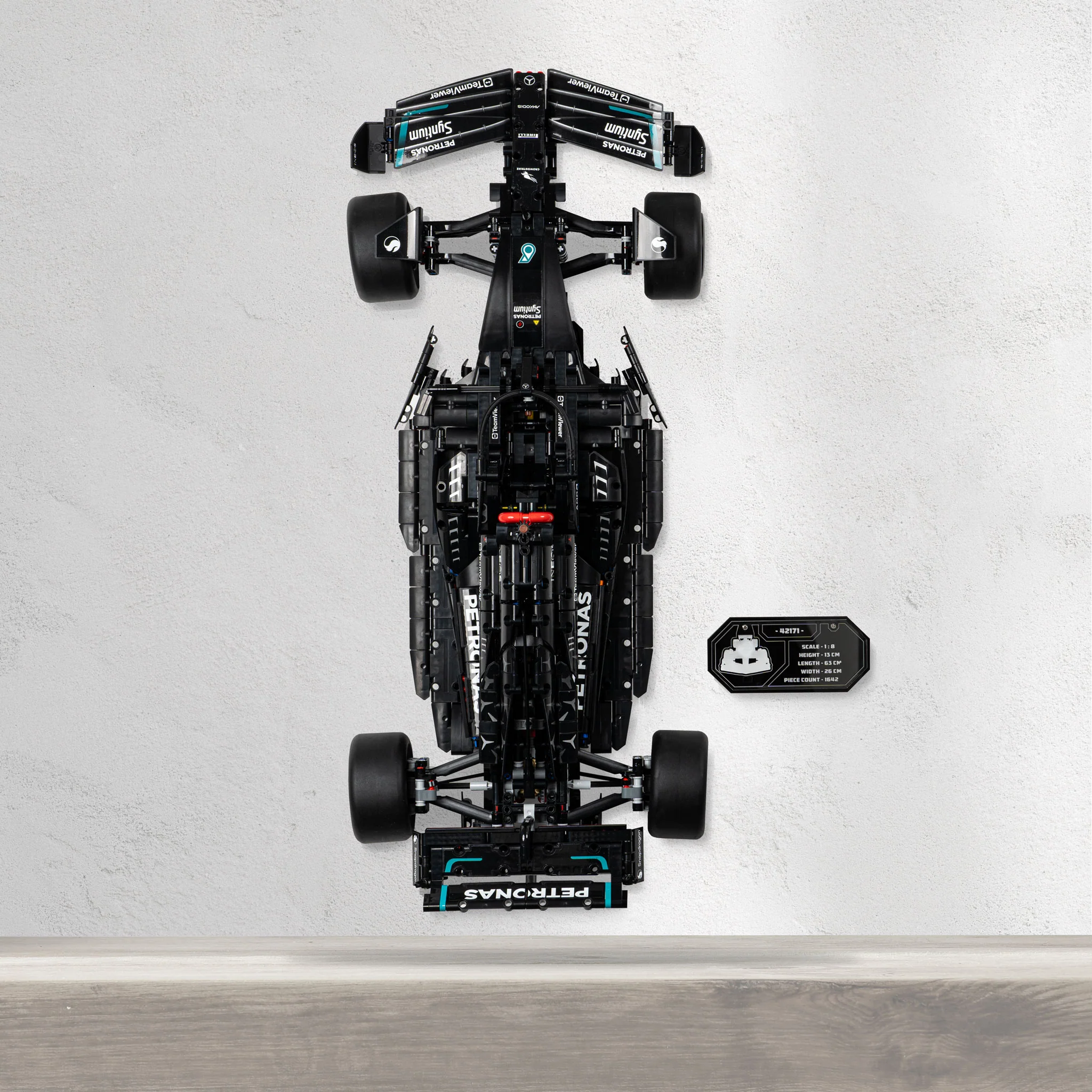 Wall Mounted Display Stand for LEGO® Technic™ Mercedes-AMG F1 W14 E (42171) - Image 18