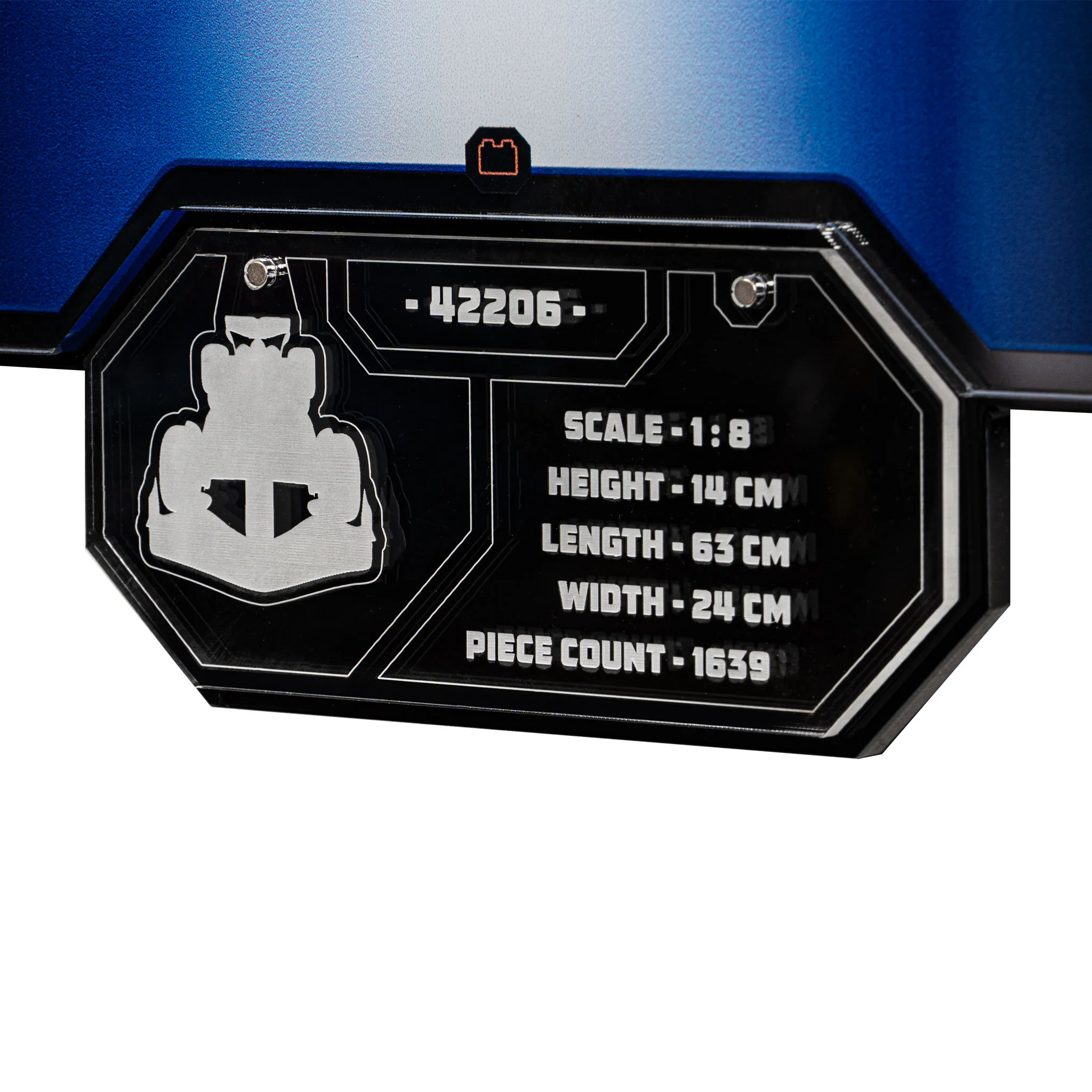 Wall Mounted Display Stand for LEGO® Technic Oracle Red Bull Racing RB20 F1 Car (42206) - Image 12