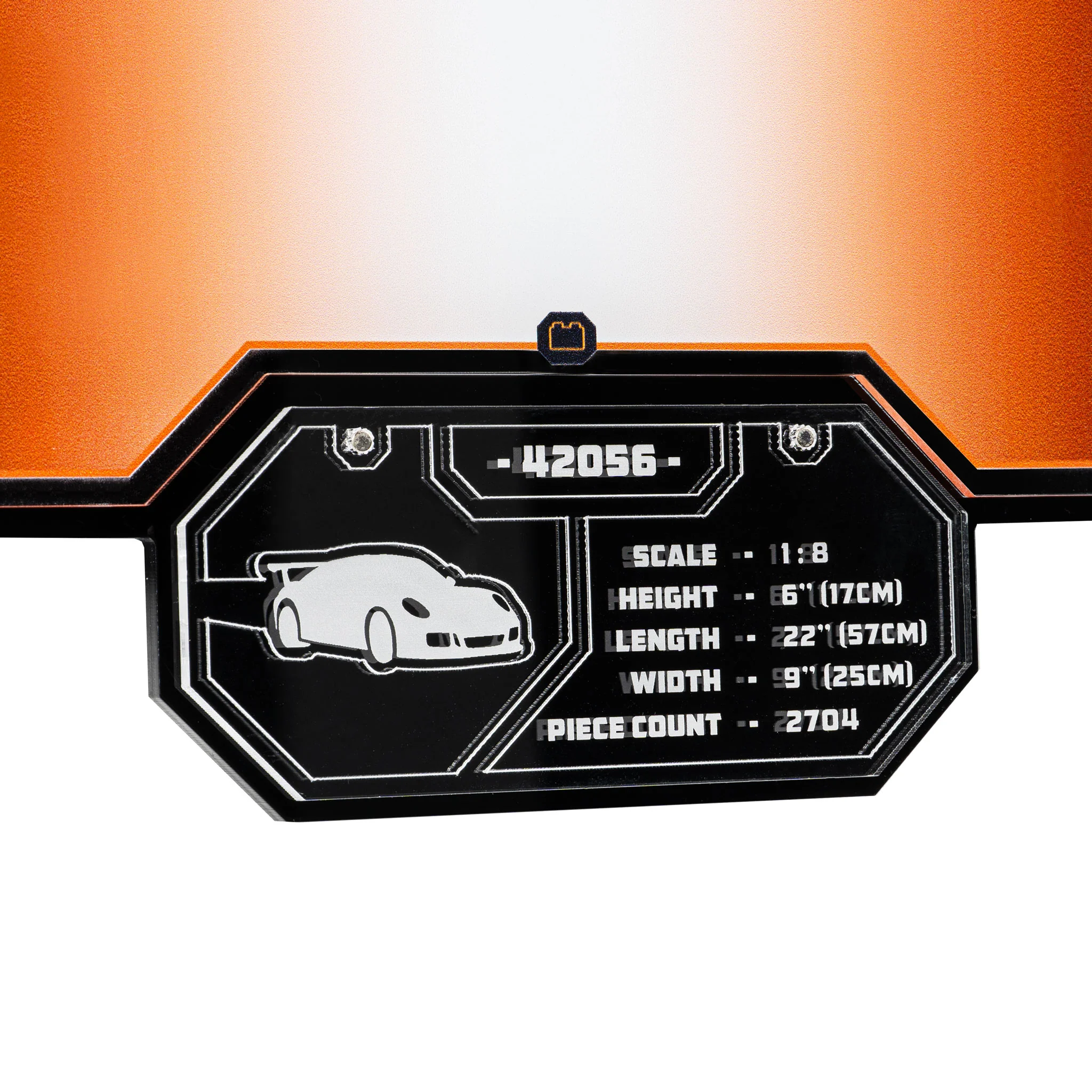 Wall Mounted Display Stand for LEGO® Technic™ Porsche 911 GT3 RS (42056) - Image 5