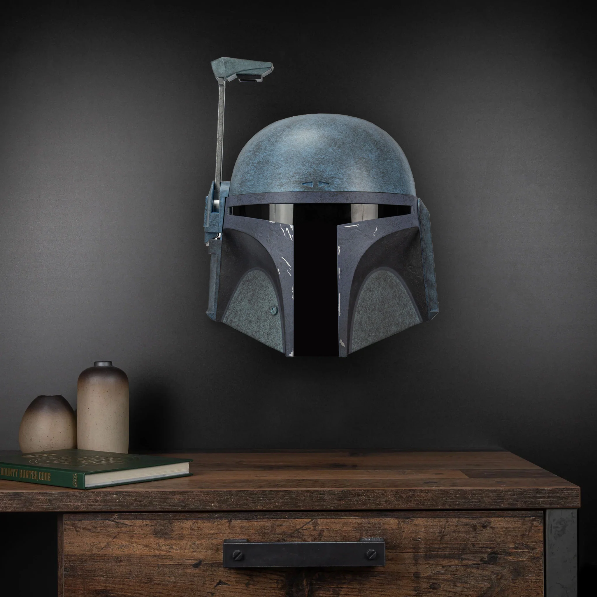 Wall Mounted Display Stand for Star Wars™ Black Series Mandalorian Deathwatch Helmet - Image 2